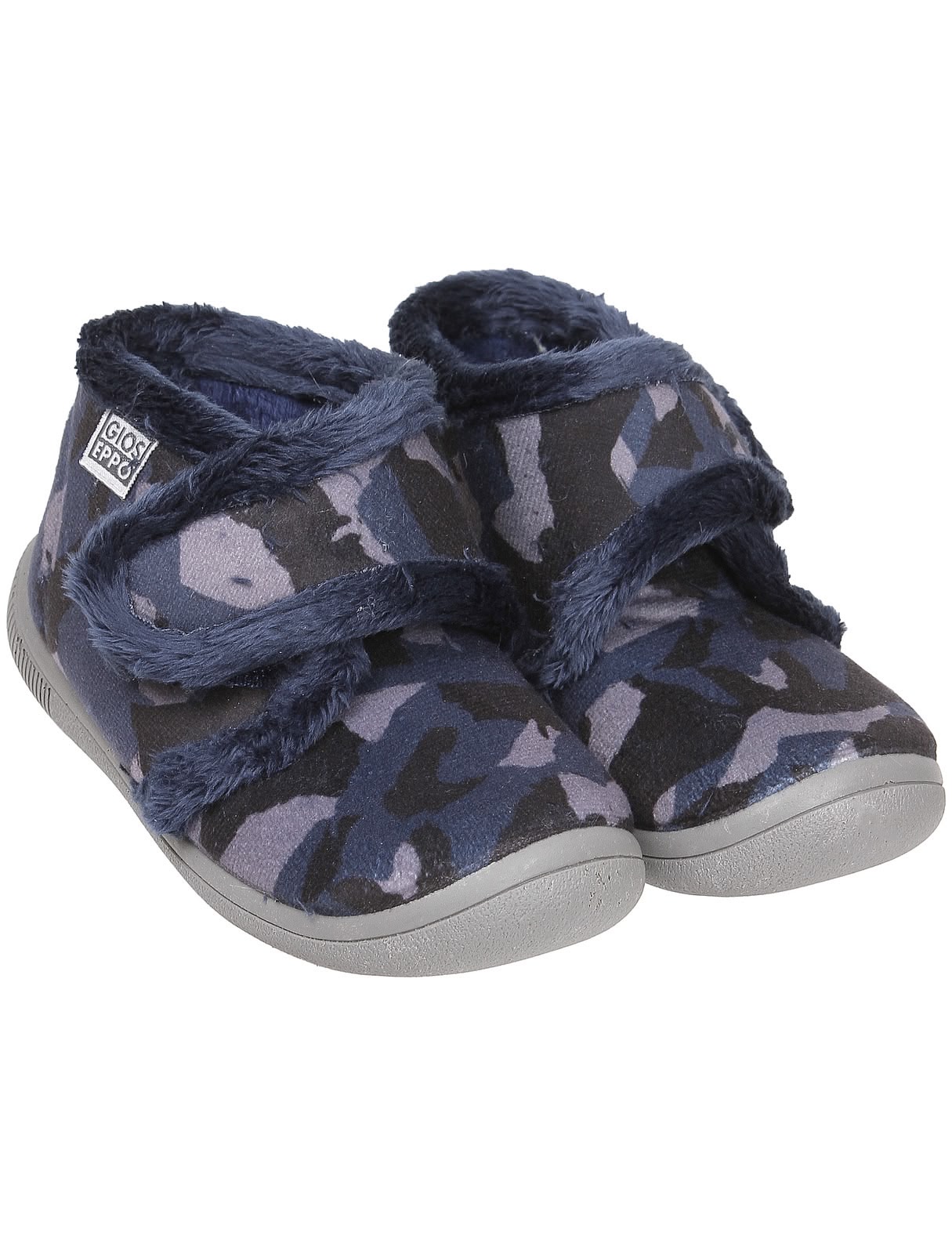 Тапочки с принтом "милитари"