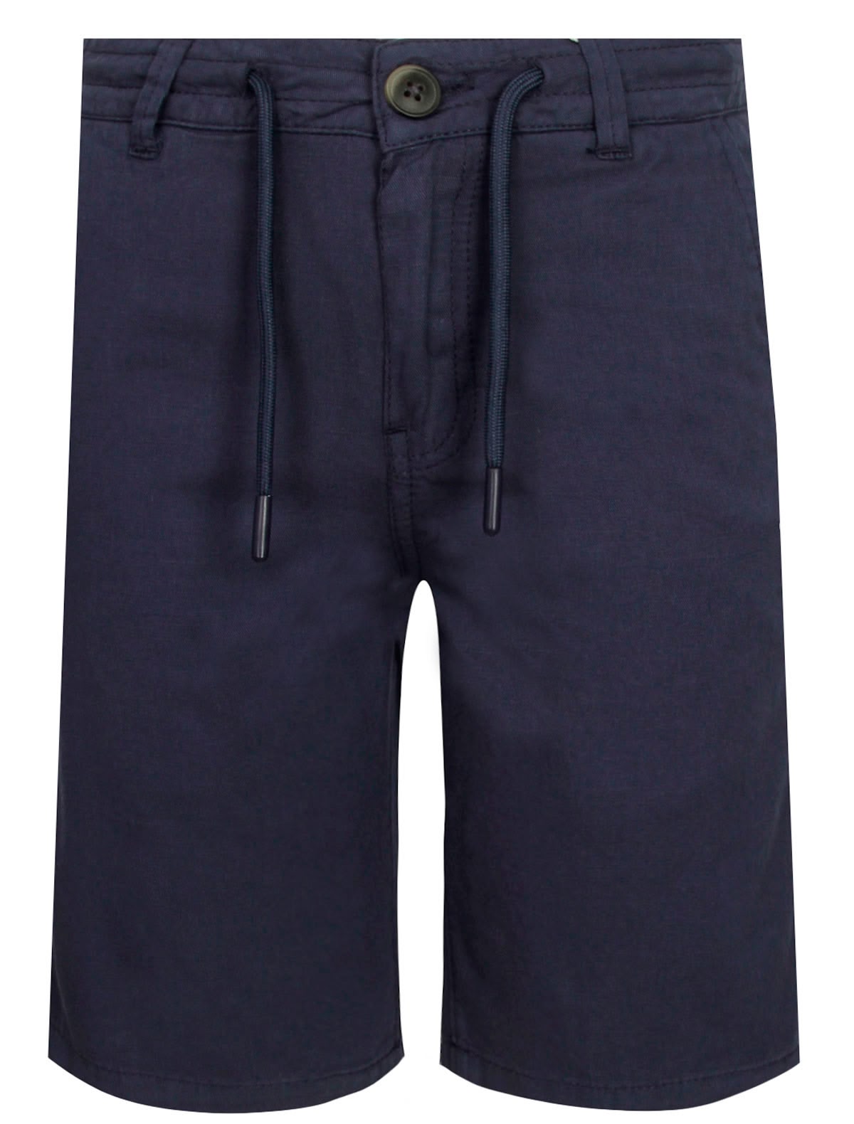 Синие шорты из хлопка