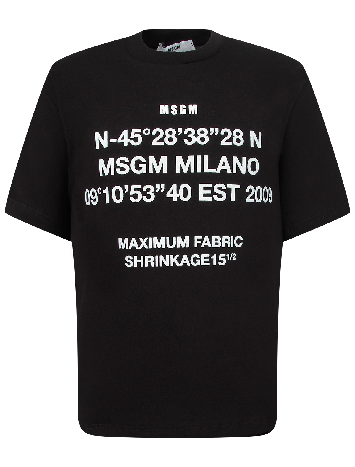 

Футболка MSGM, Черный, 2473351