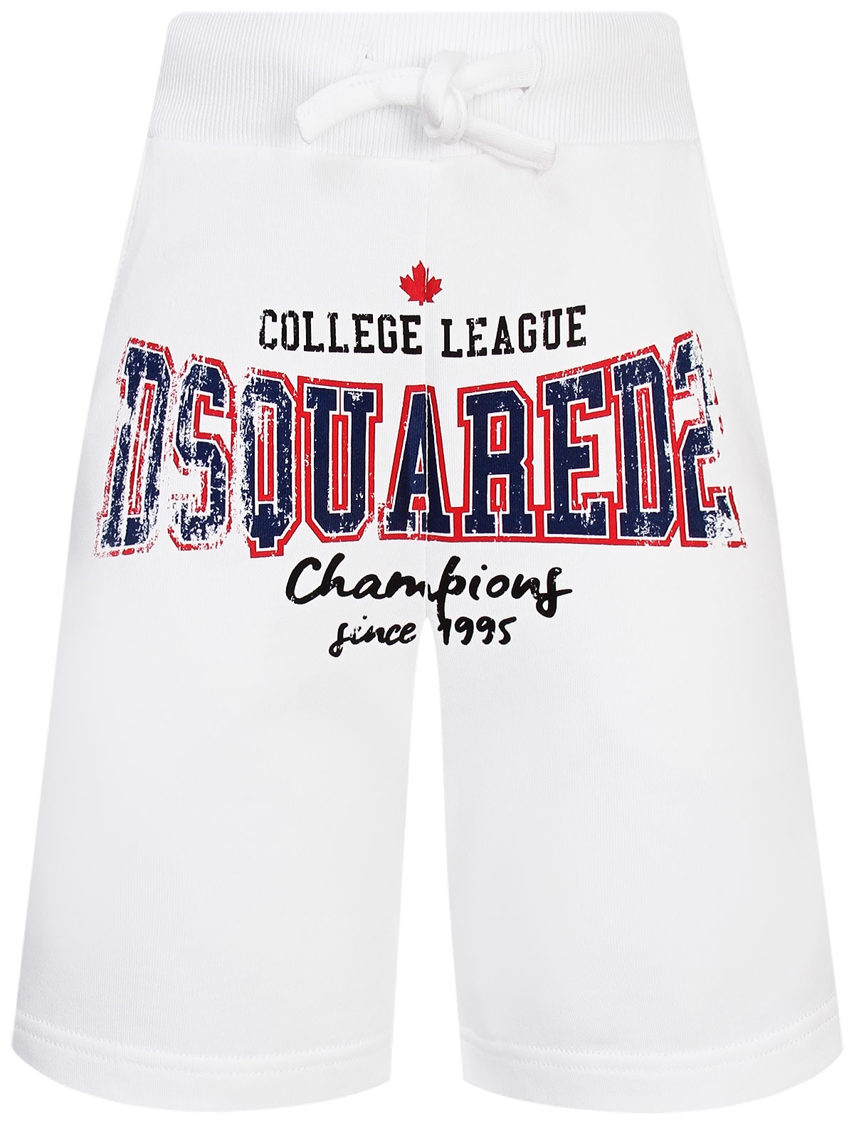 Белые шорты с логотипом