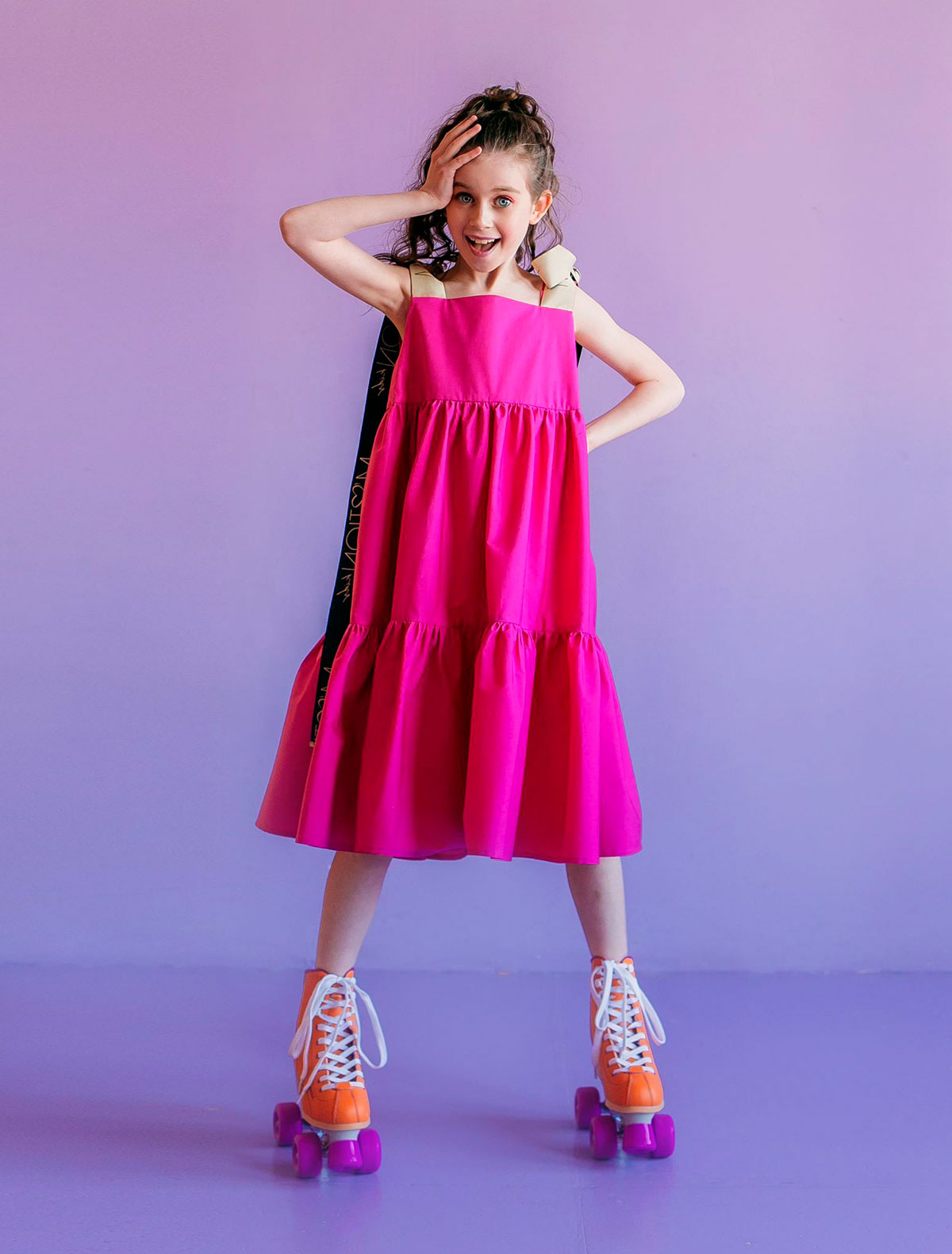 Платье Motion kids 2321467, цвет розовый, размер 8 1054500171172 - фото 2
