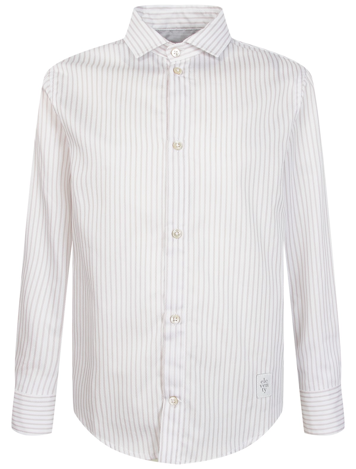 Хлопковая рубашка в полоску