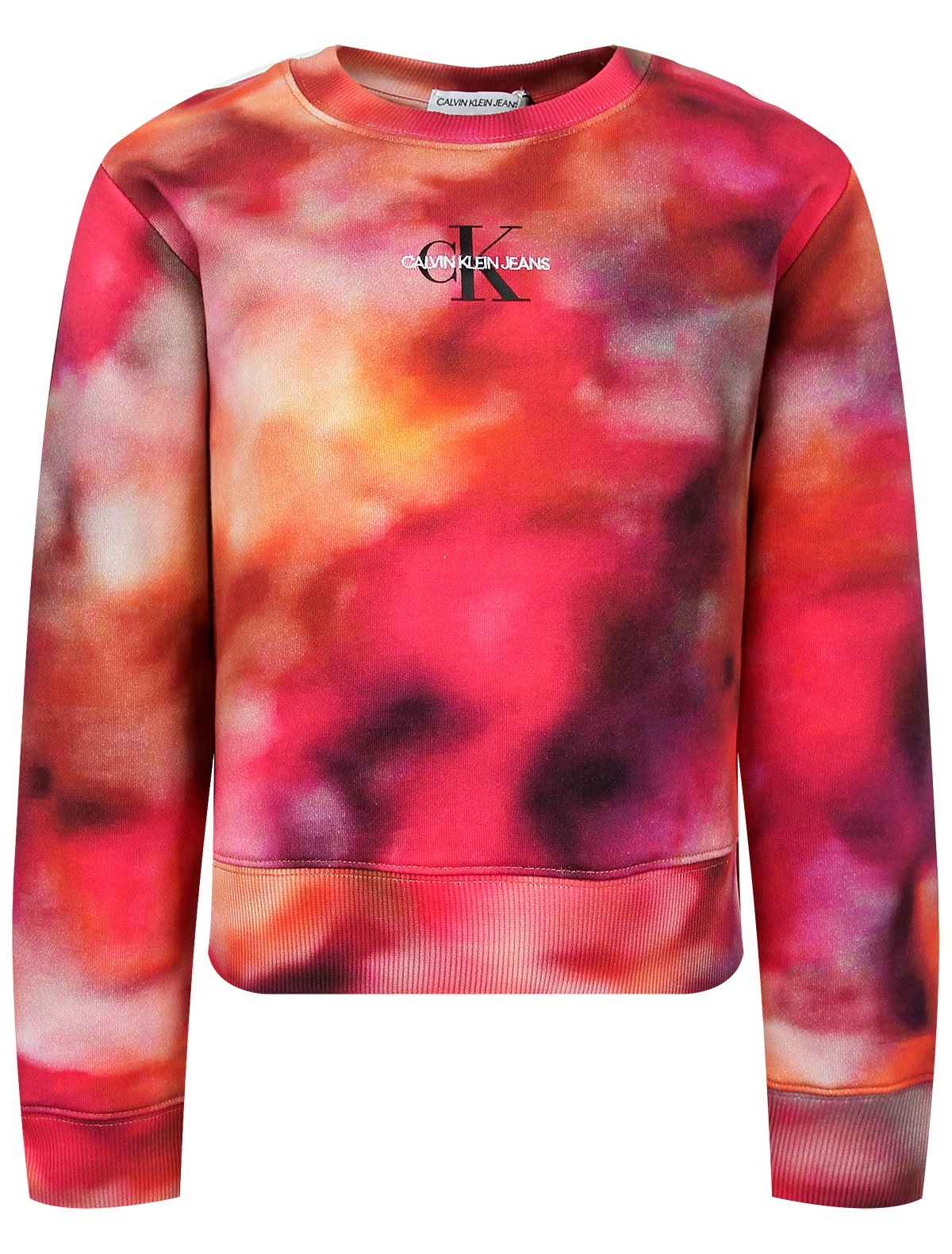 Свитшот с принтом тай-дай