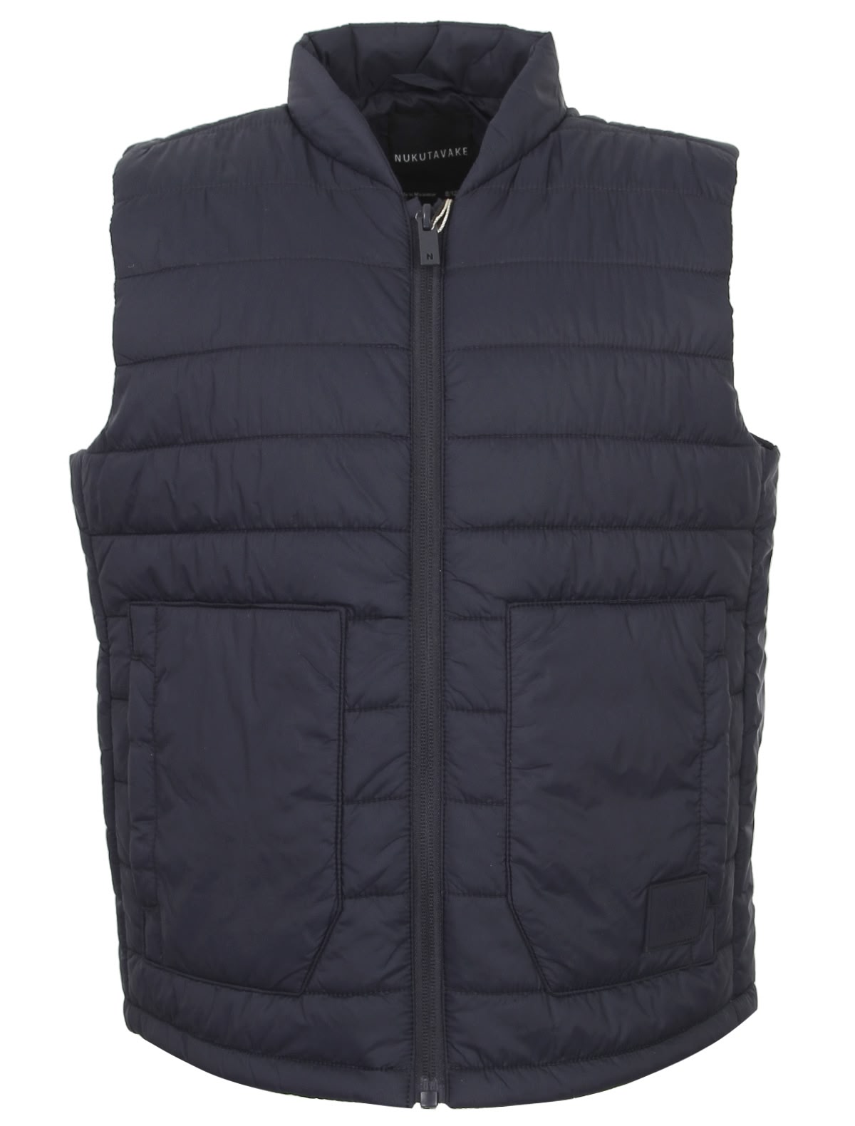 Тёмно-синий утепленный жилет