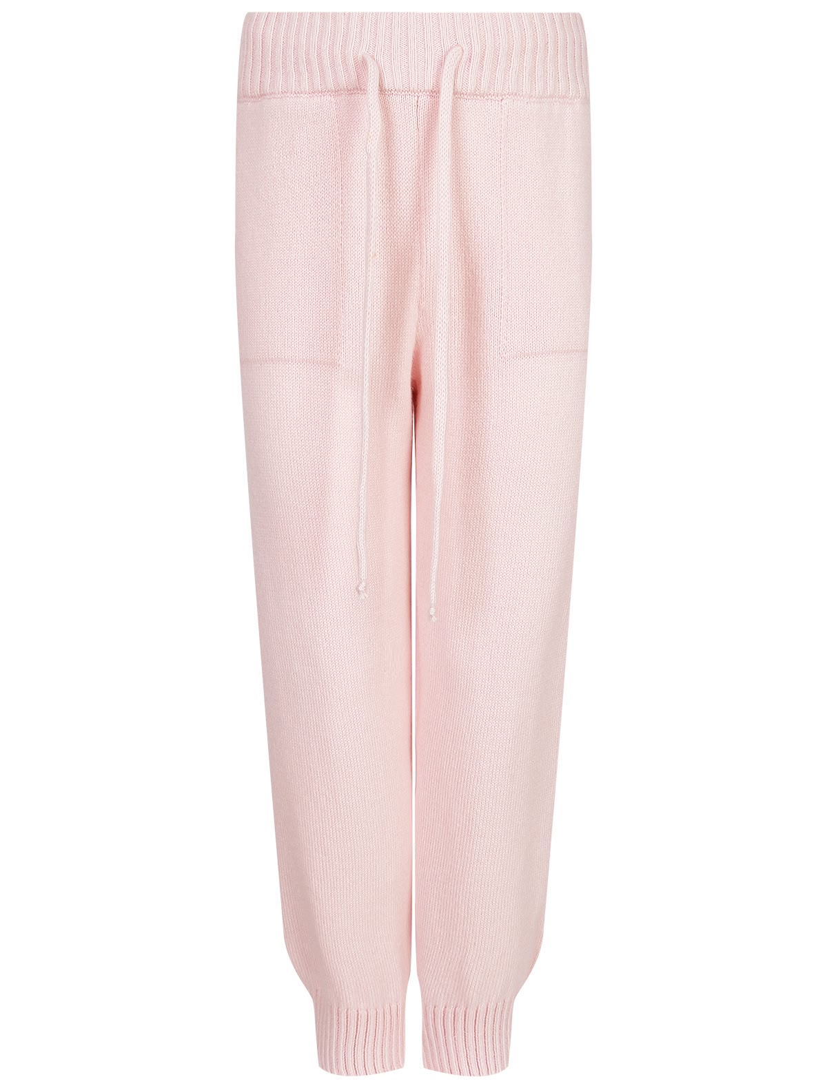 Розовые кашемировые брюки
