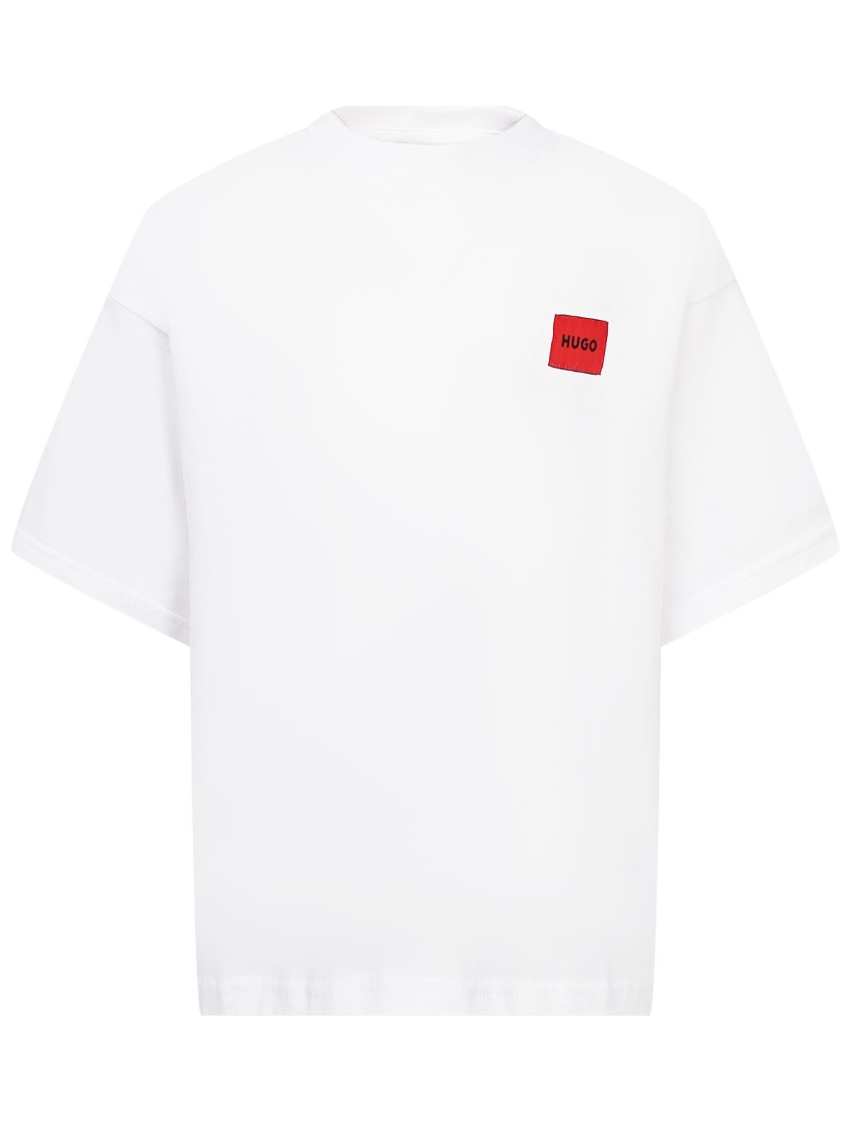 Футболка с принтом на спине