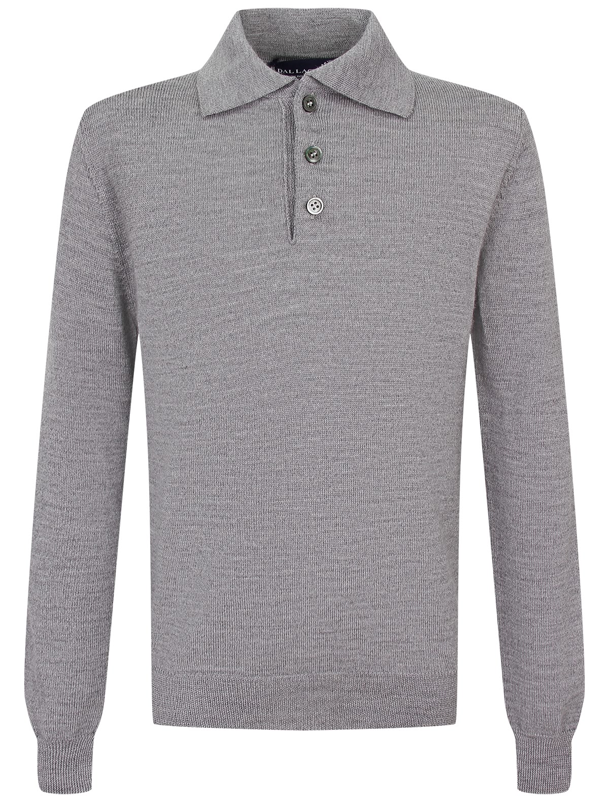 Шерстяной джемпер с воротником поло