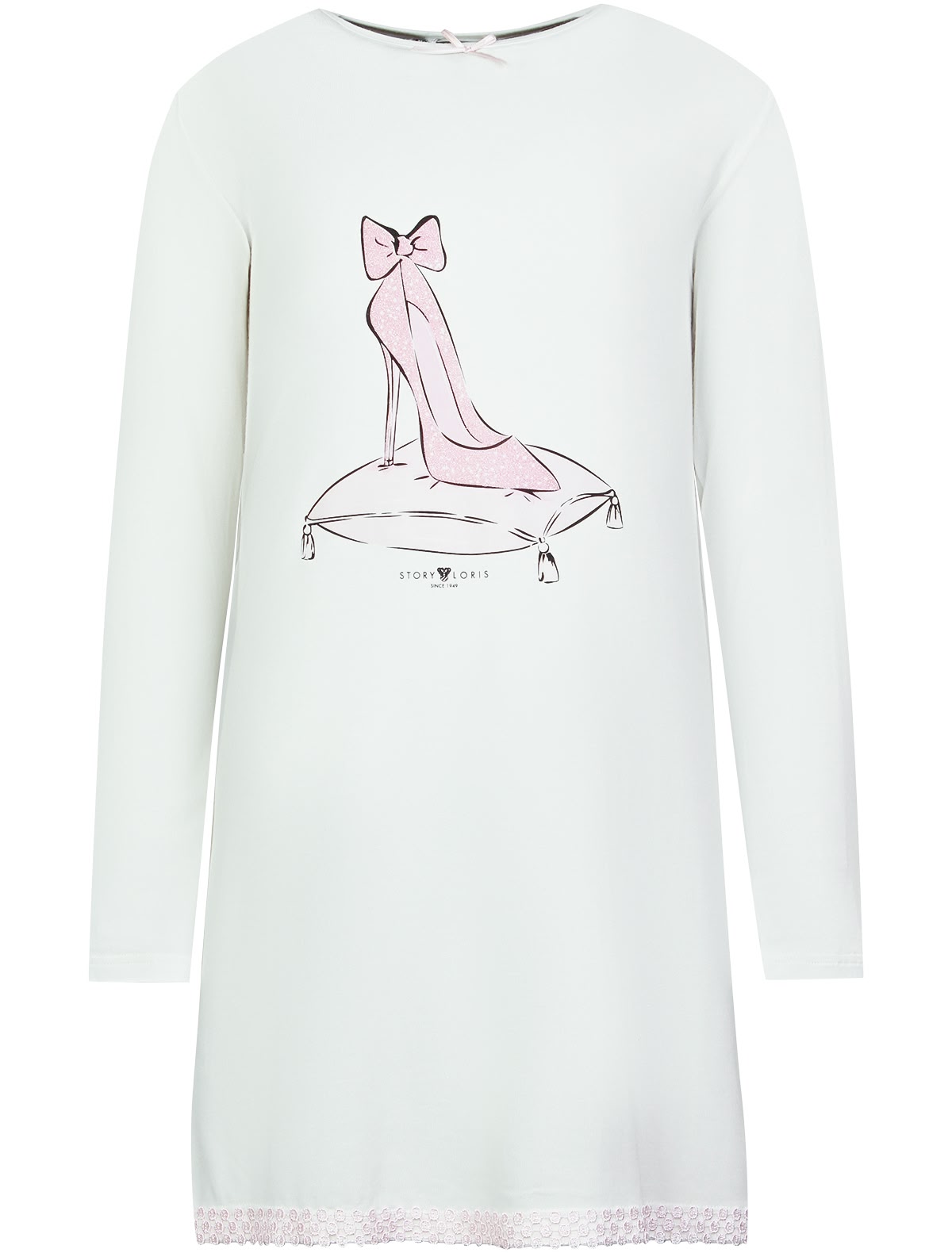 Ночная рубашка с принтом туфелька