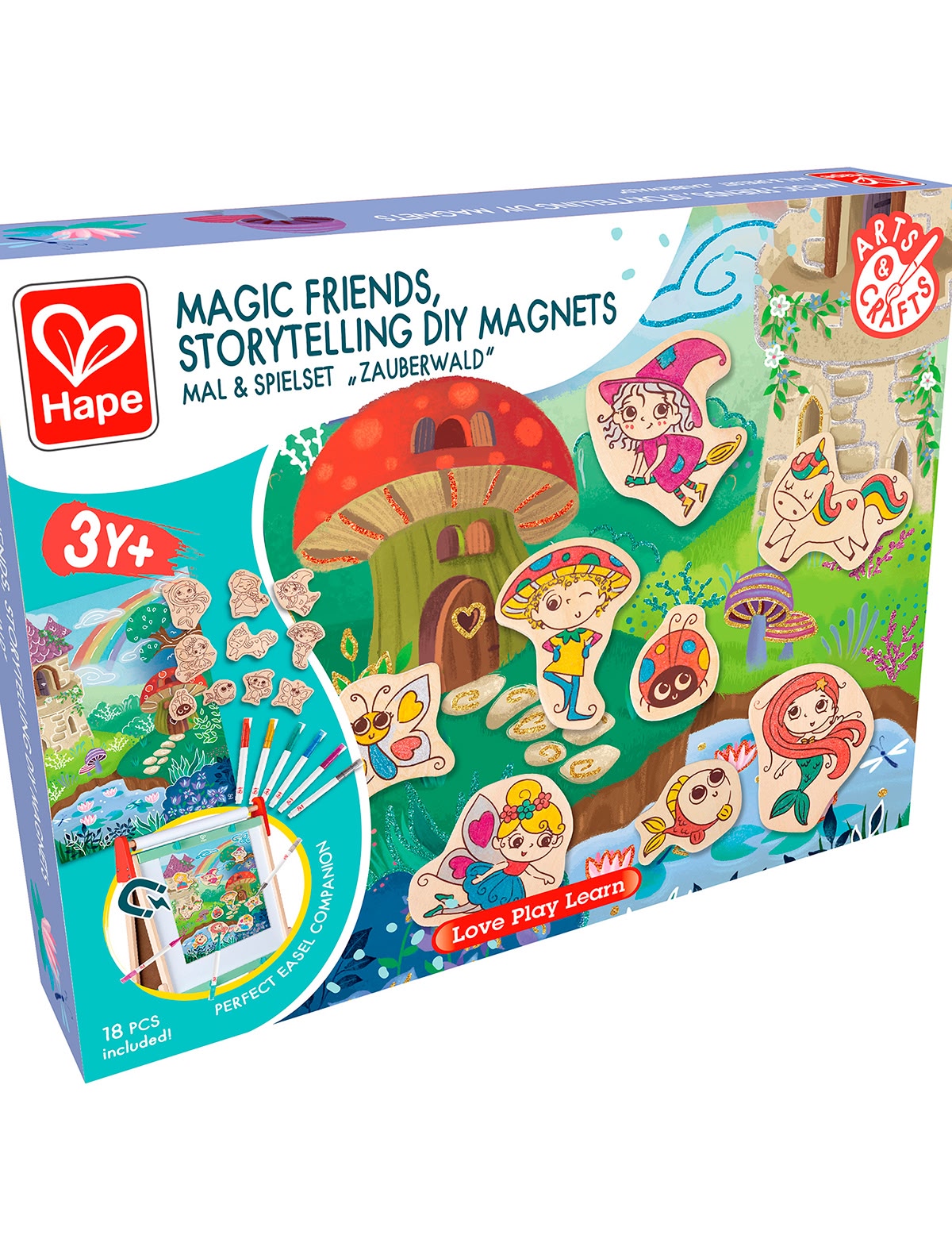 Набор для творчества "Магнитные персонажи", в комплекте с фломастерами