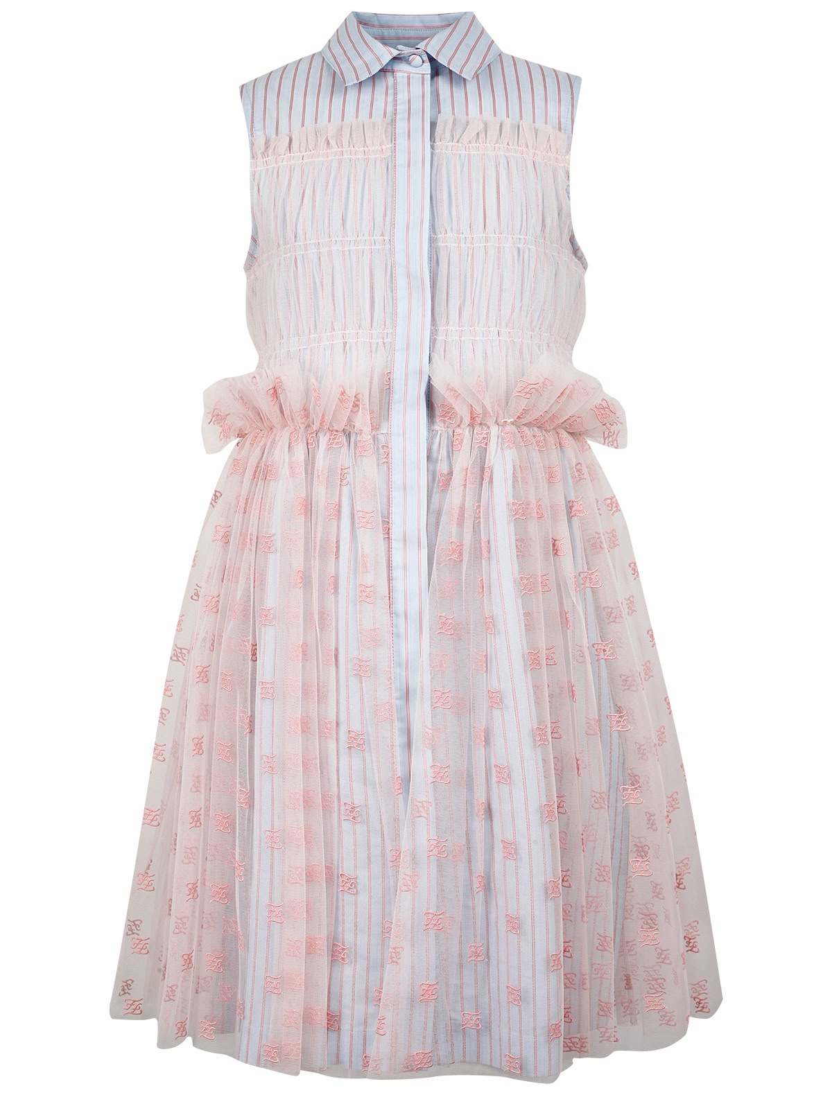 Платье с двойной пышной юбкой