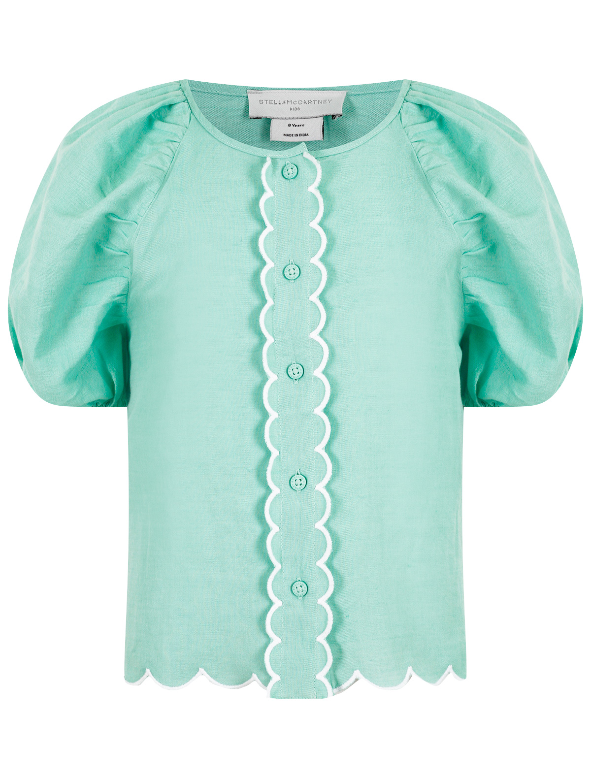 Блуза Stella McCartney 2646537, цвет зеленый, размер 4 1034509410205 - фото 1