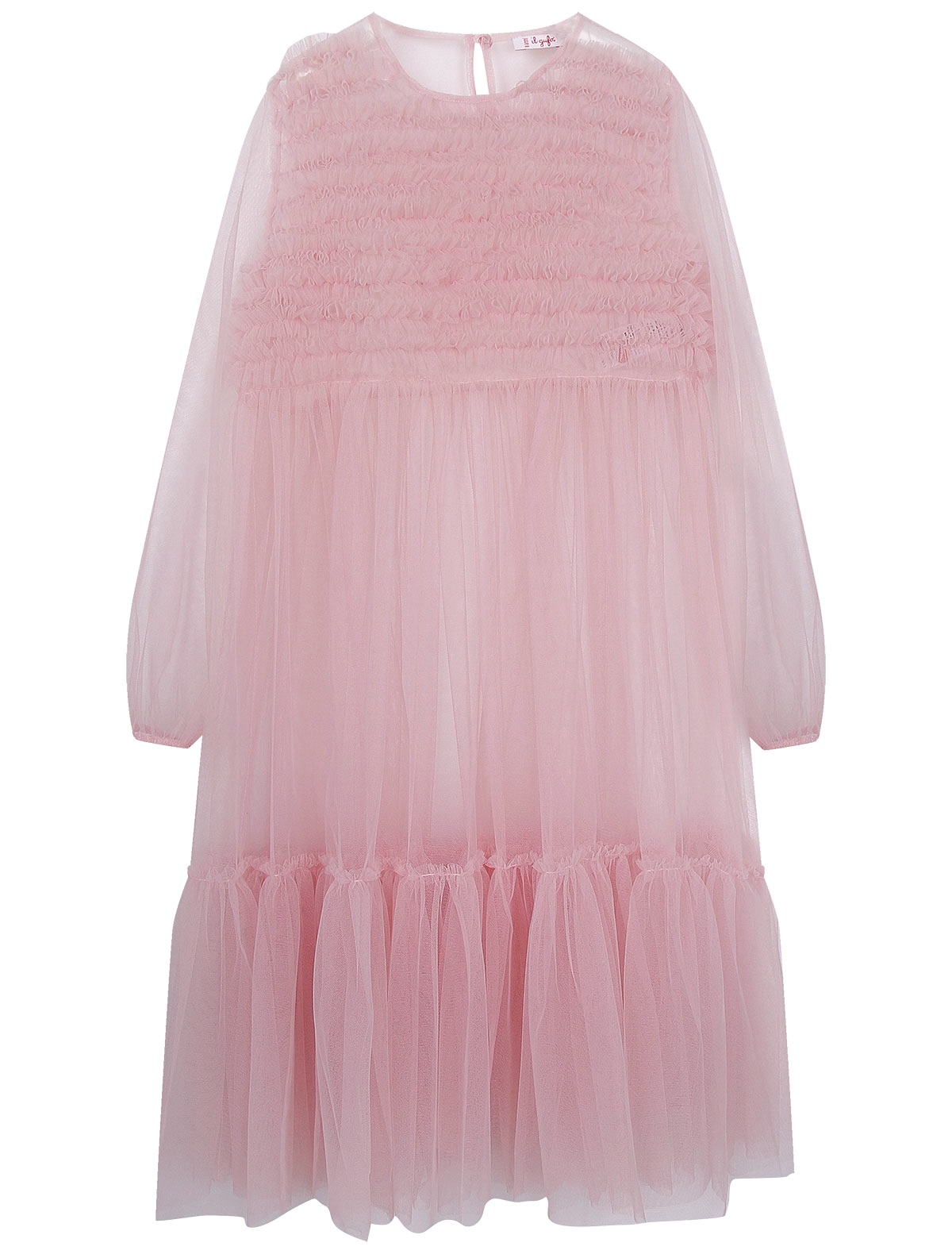 Платье Il Gufo 2234151, цвет розовый, размер 2 1054509088143 - фото 5