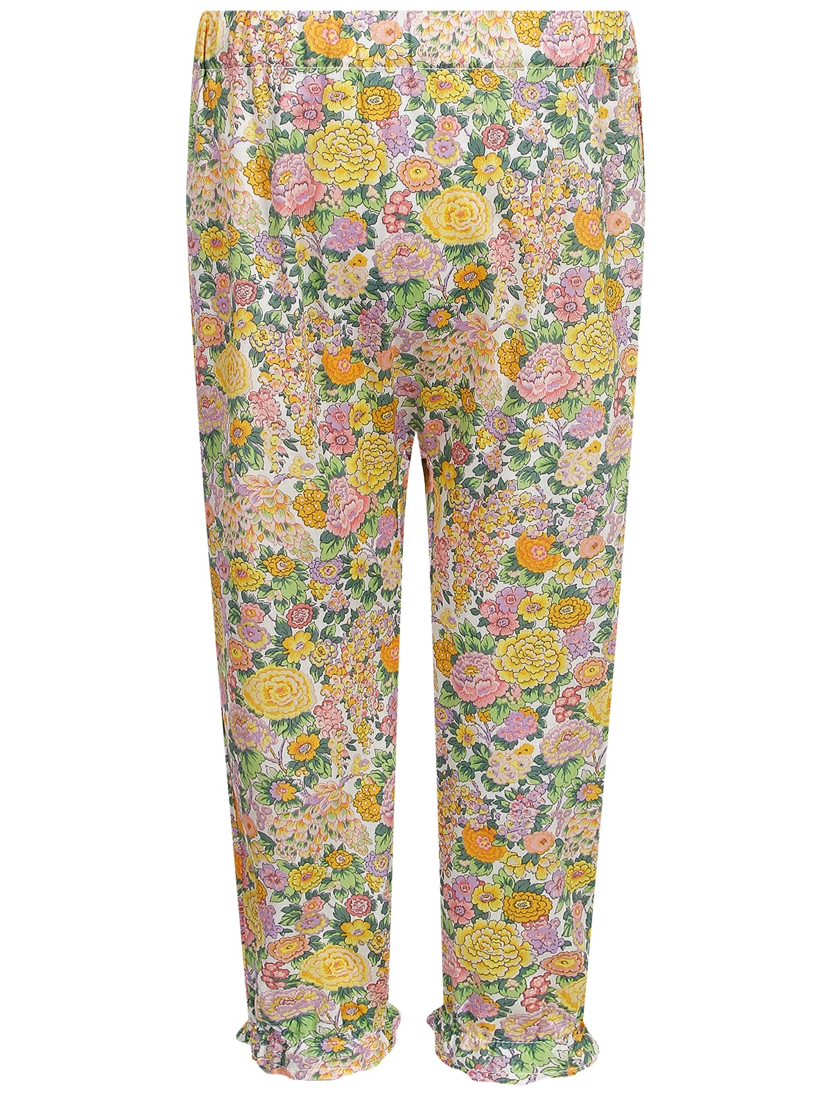 Брюки с цветочным принтом