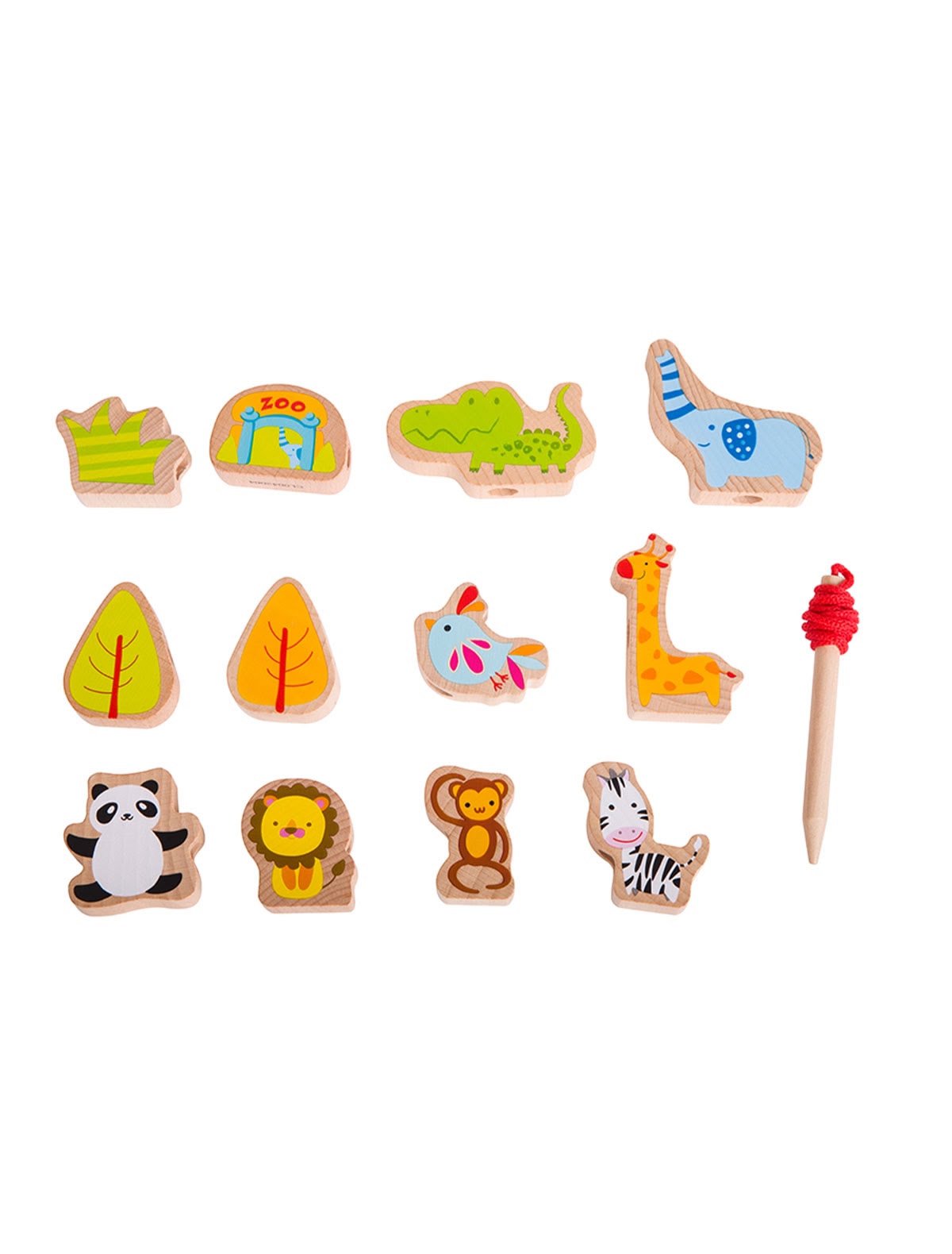 Шнуровка Веселый зоопарк