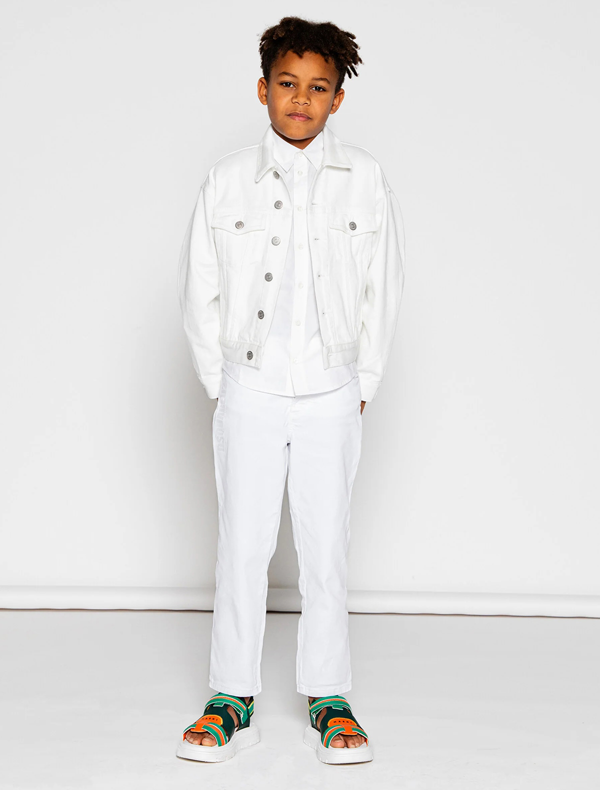 Куртка MM6 Maison Margiela 2671040, цвет белый, размер 9 1074529410830 - фото 2