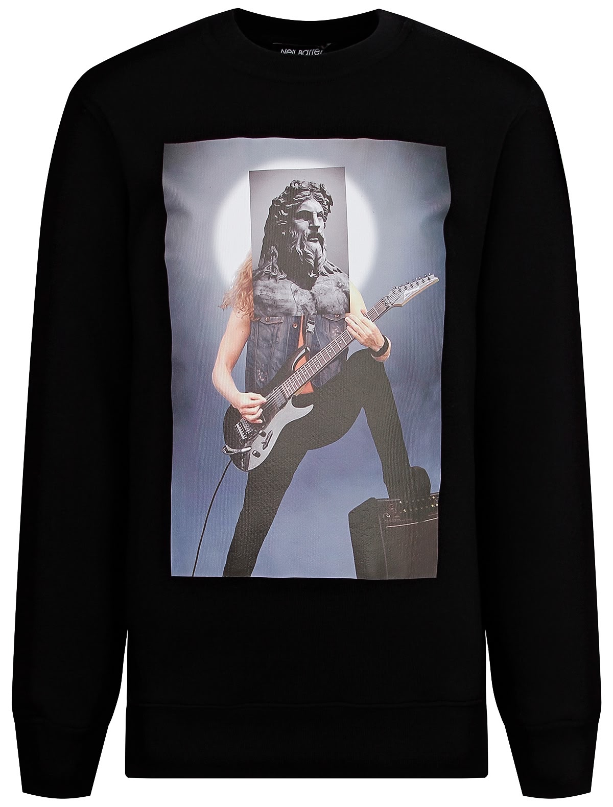 Свитшот хлопковый с принтом