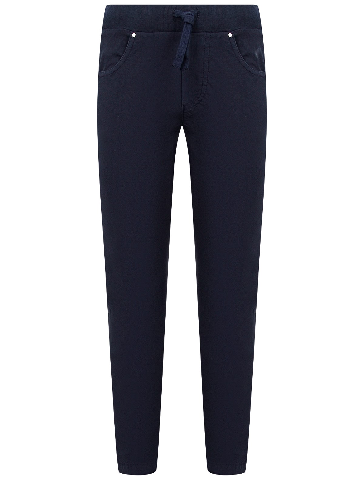 Синие брюки на кулиске