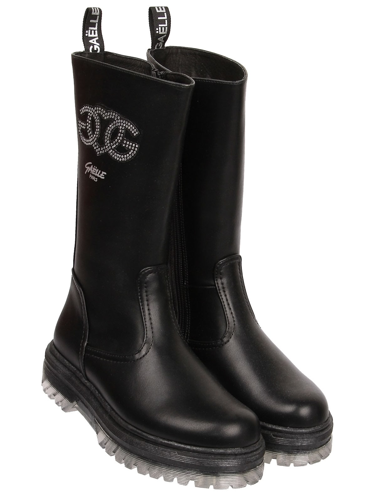 Сапоги со стразами