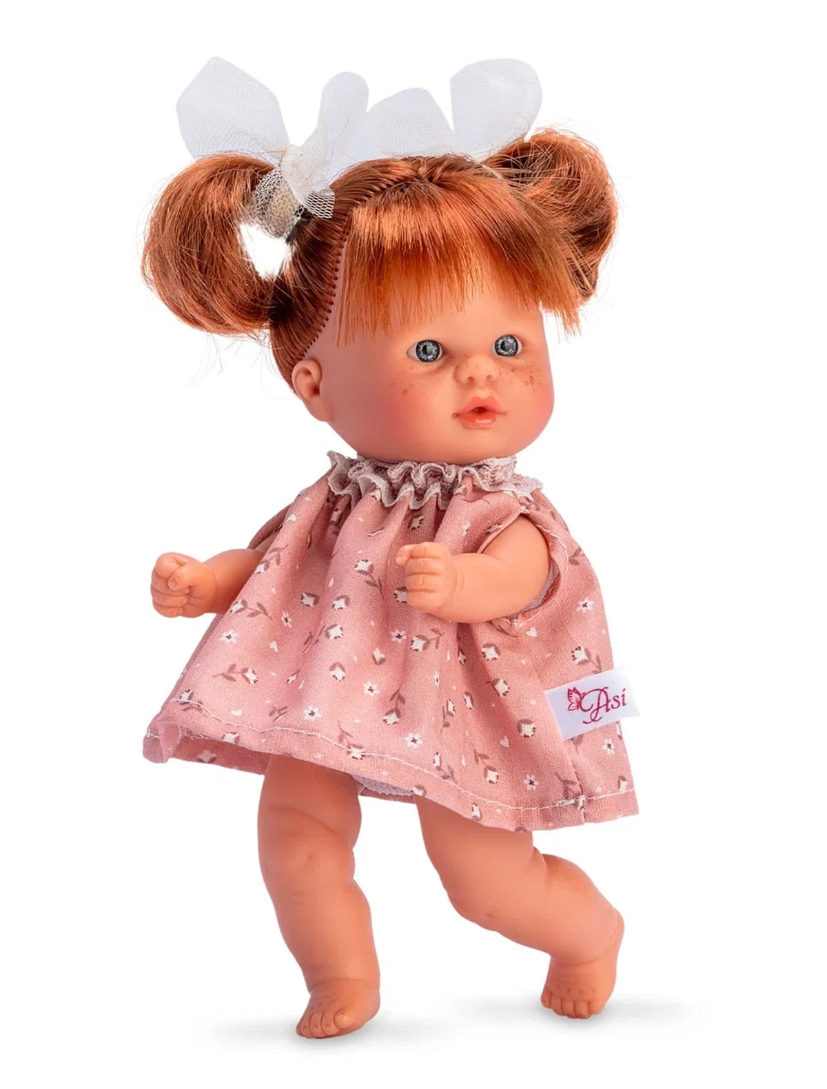 Кукла пупсик с двумя хвостиками