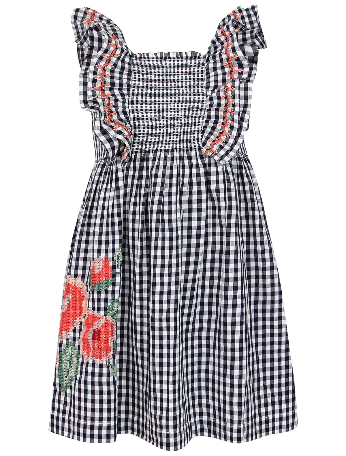 Сарафан в клетку