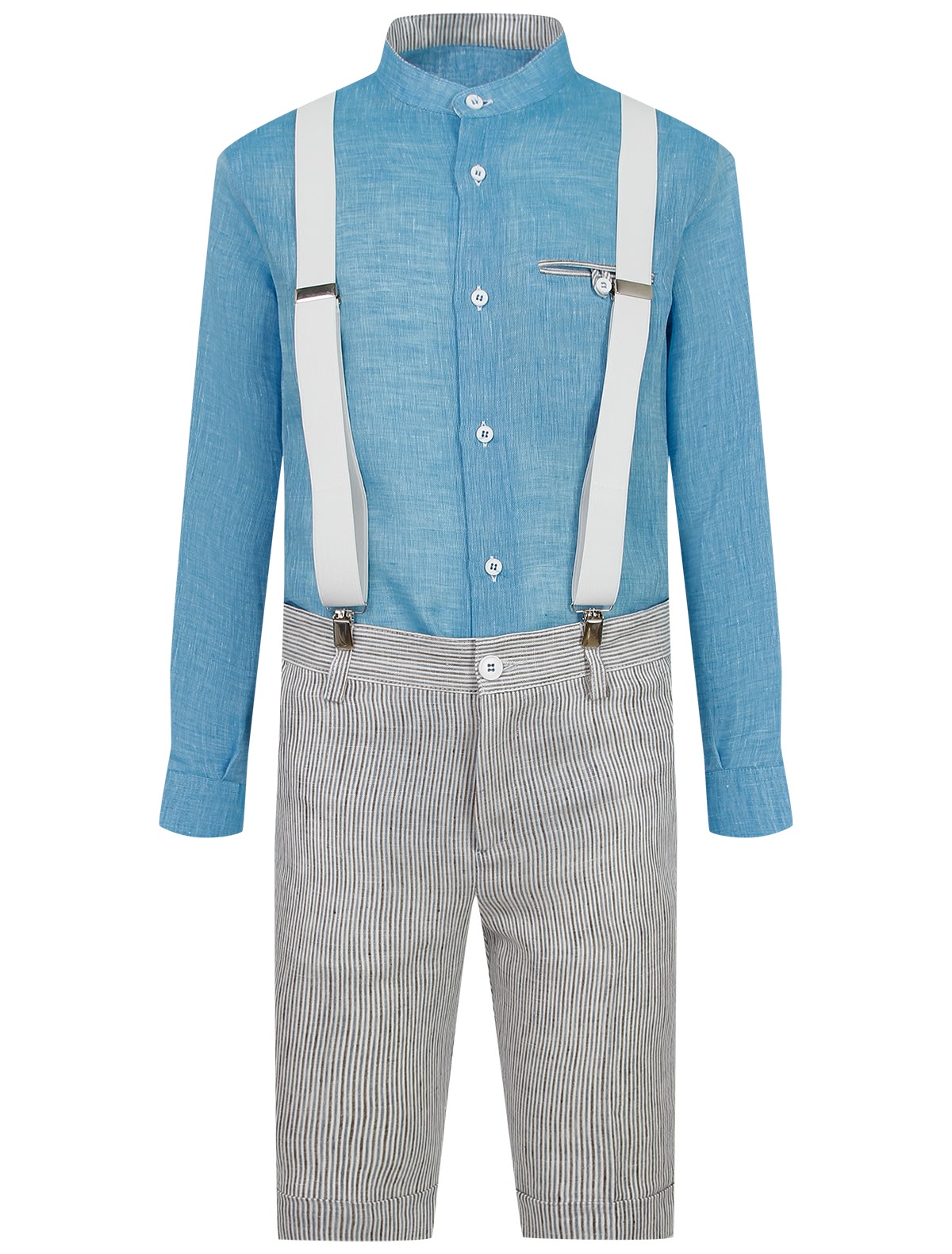 Комплект из рубашки шорт и подтяжек