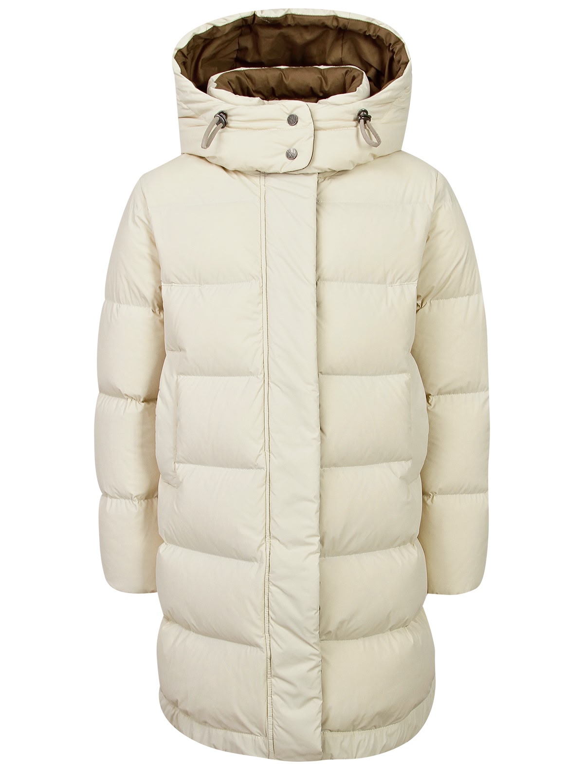 Стеганое пуховое пальто