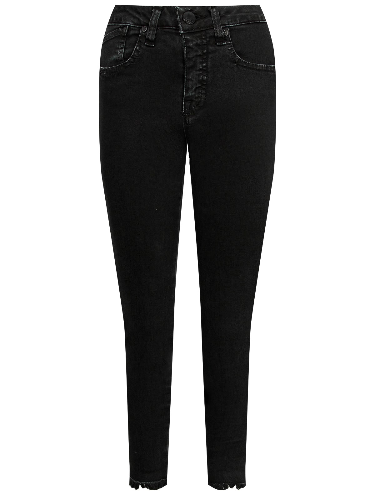 Джинсы черные зауженные