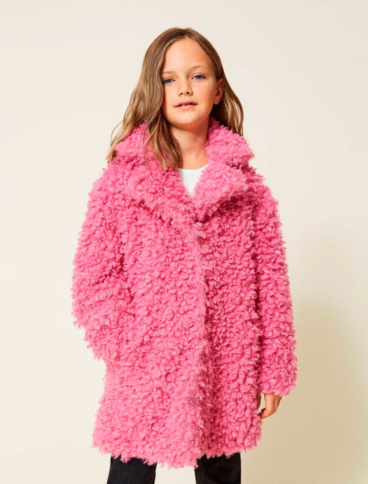 Пальто TWINSET 2339600, цвет розовый, размер 9 1124509180663 - фото 2