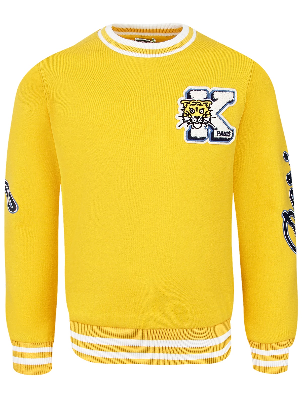 Жёлтый свитшот с тигром