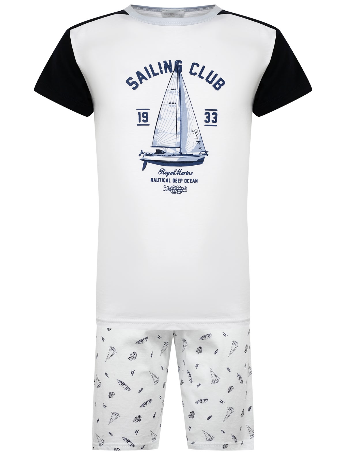 Пижама с принтом яхта