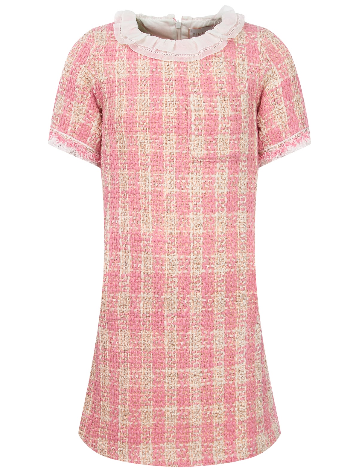 Платье в клетку из твида