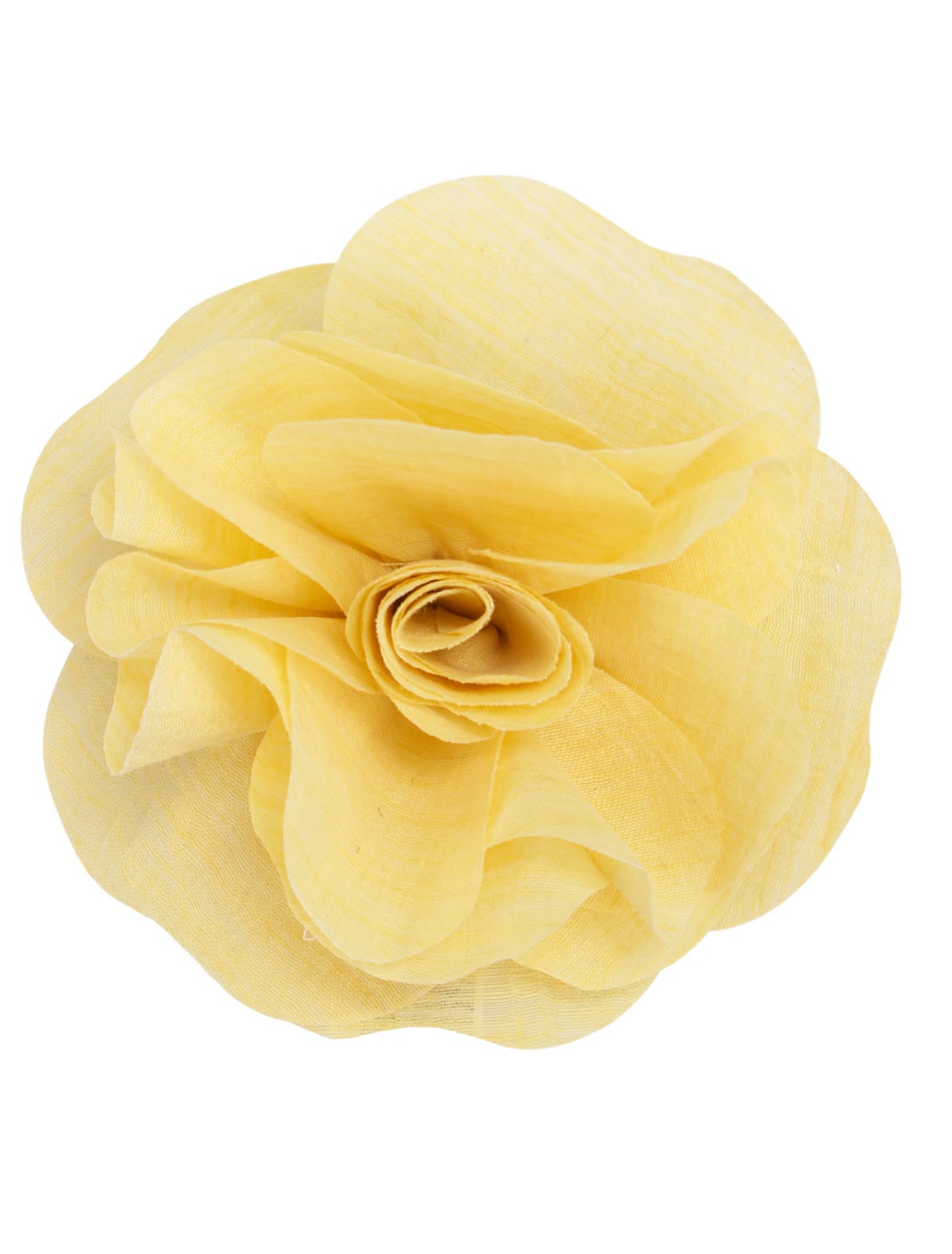 Брошь жёлтый цветок