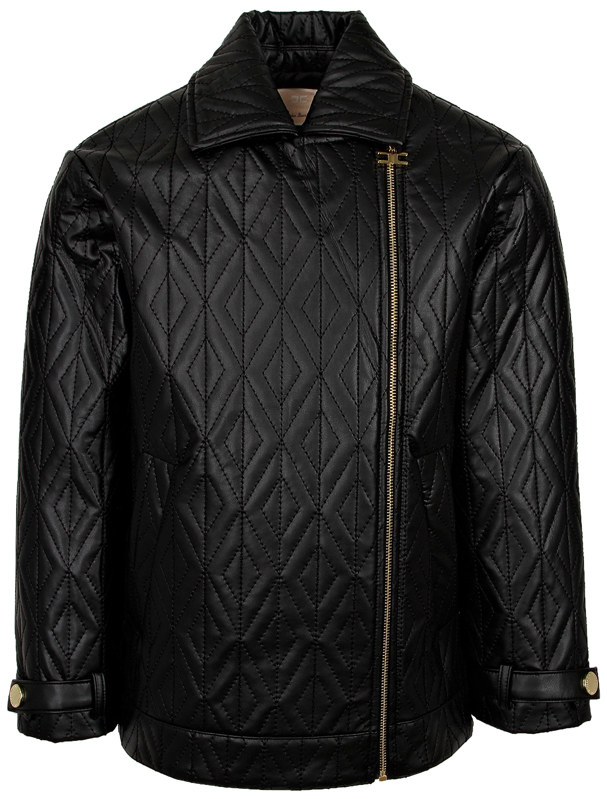 Куртка ELISABETTA FRANCHI 2620662, цвет черный, размер 11 1074509384502 - фото 3