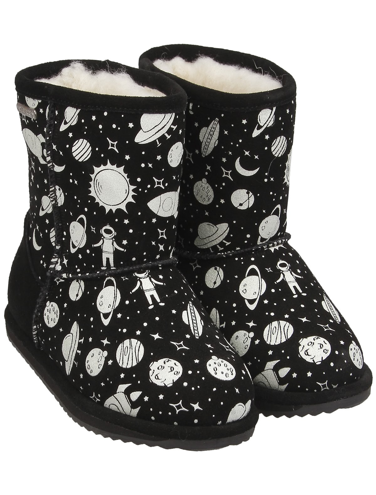 Сапоги с принтом космос