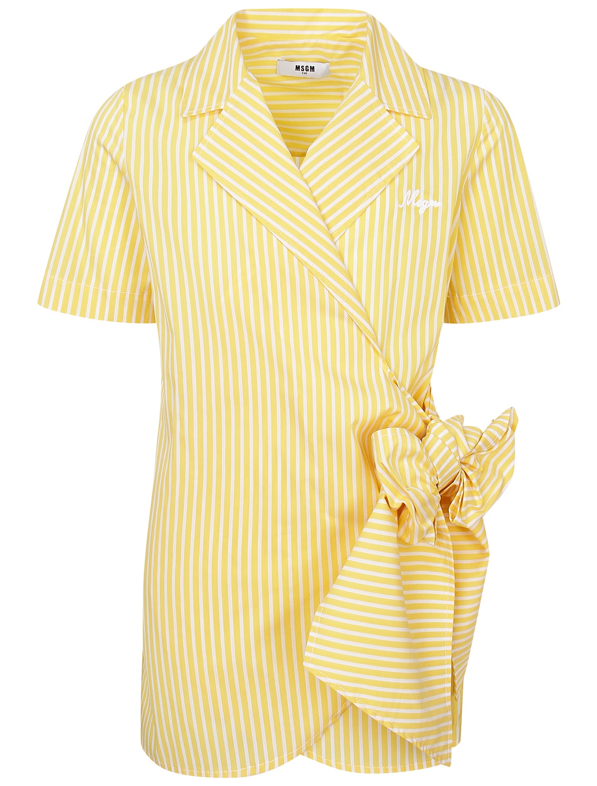 Платье в жёлтую полоску