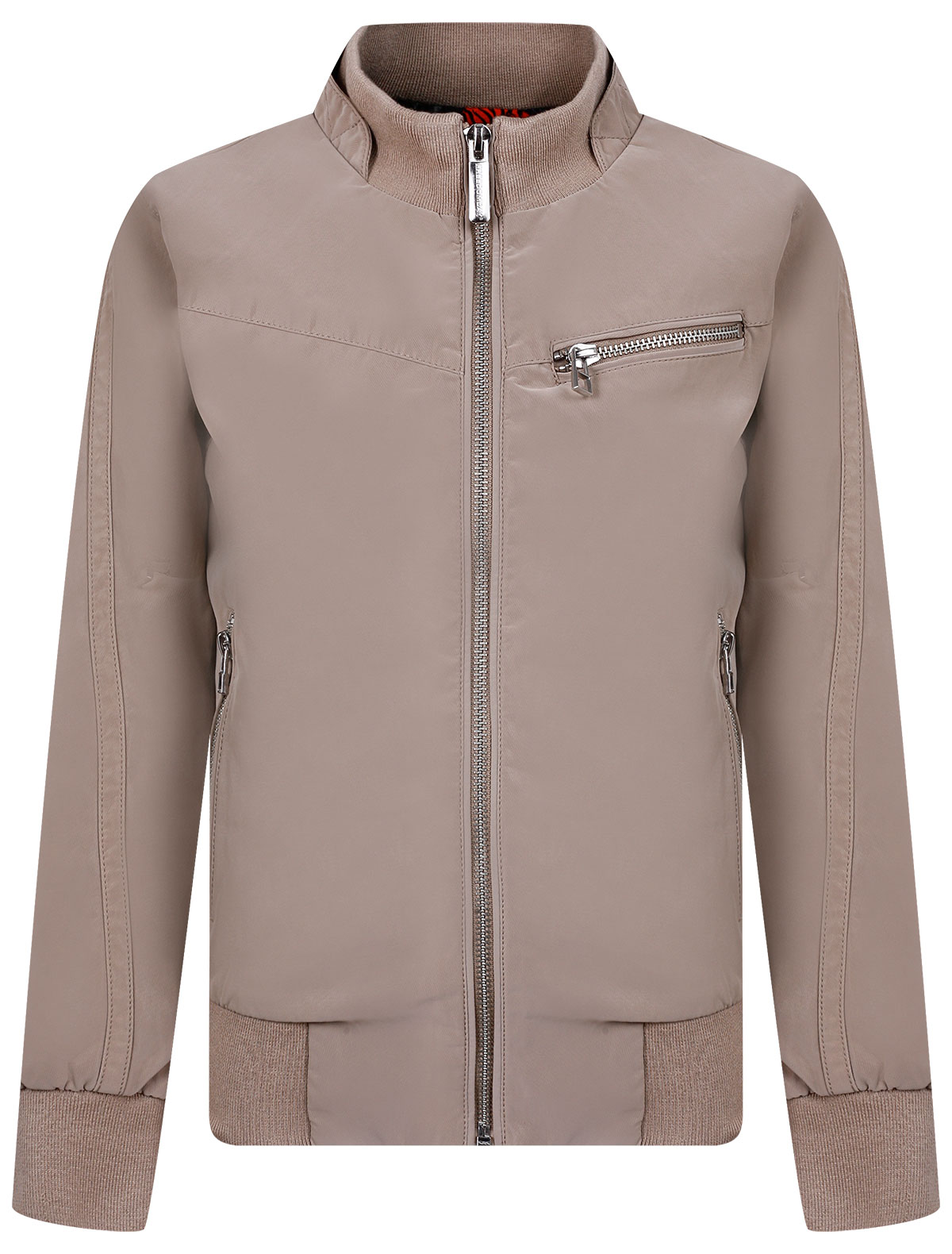 Бежевая Куртка с подкладкой из хлопка