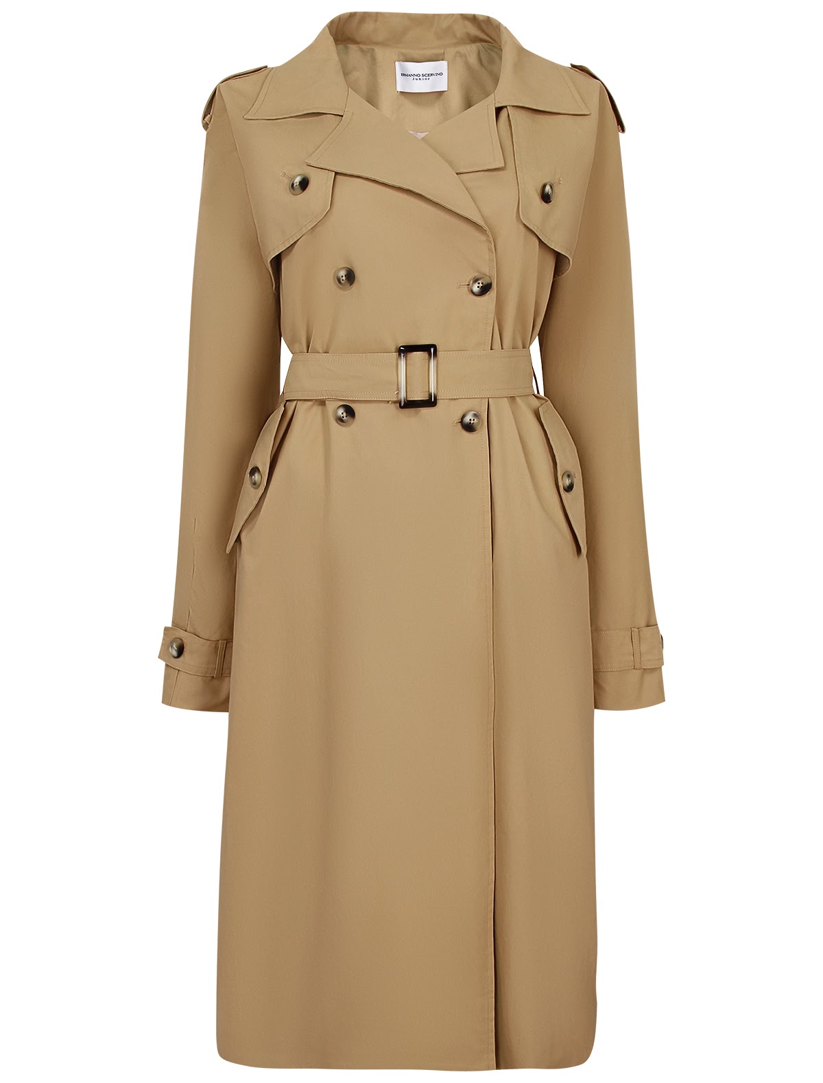 Бежевый тренч