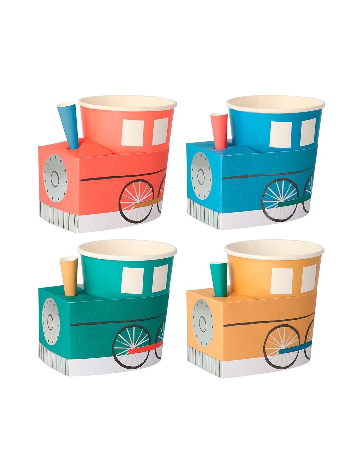 Стаканы Поезд 8 шт