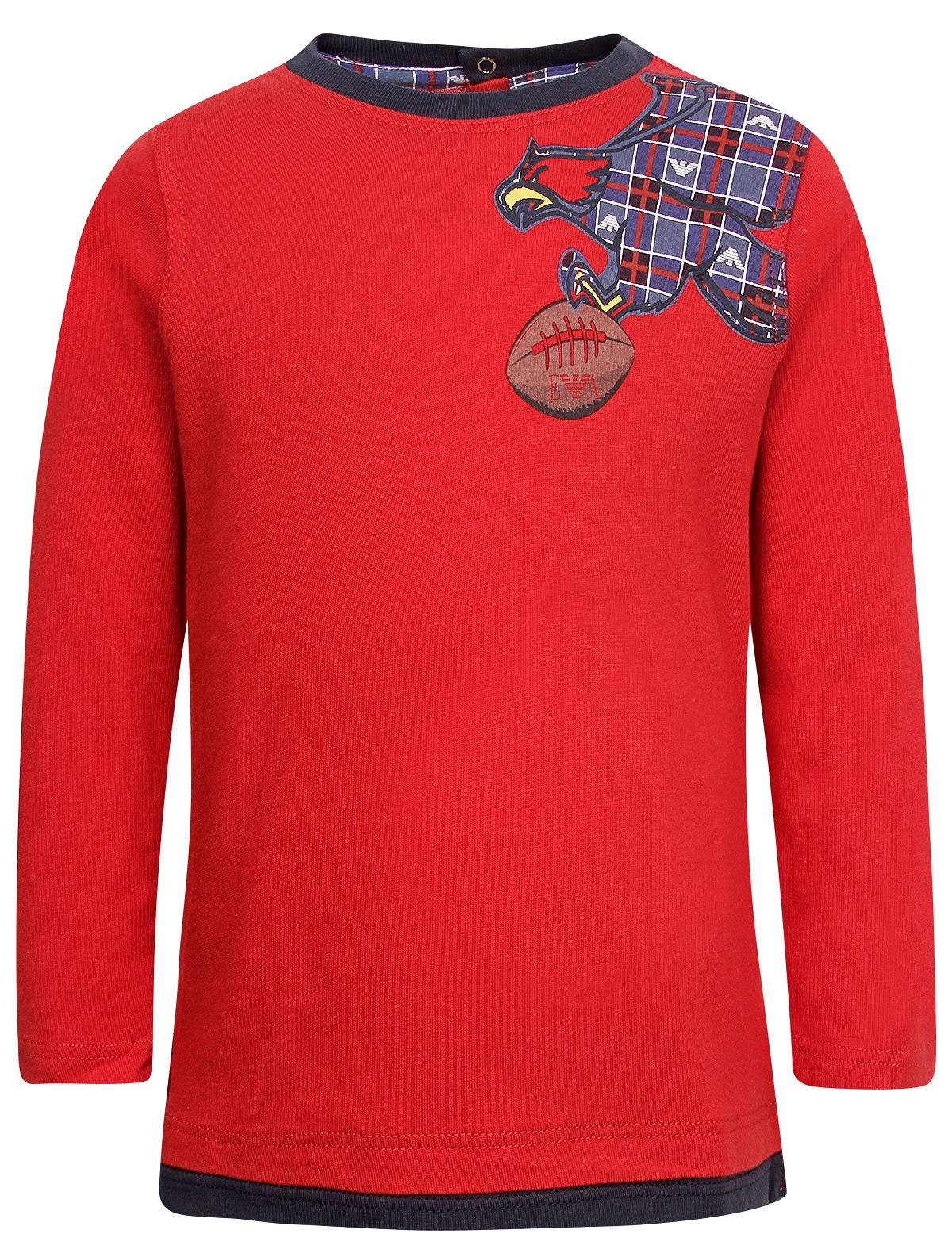 

Лонгслив EMPORIO ARMANI, Красный, 1931719