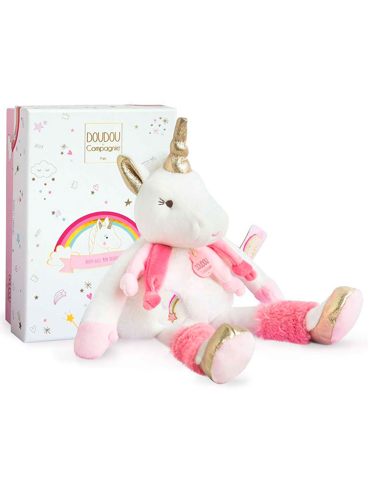 

Игрушка мягкая Dou Dou et Compagnie, Белый, 2320868