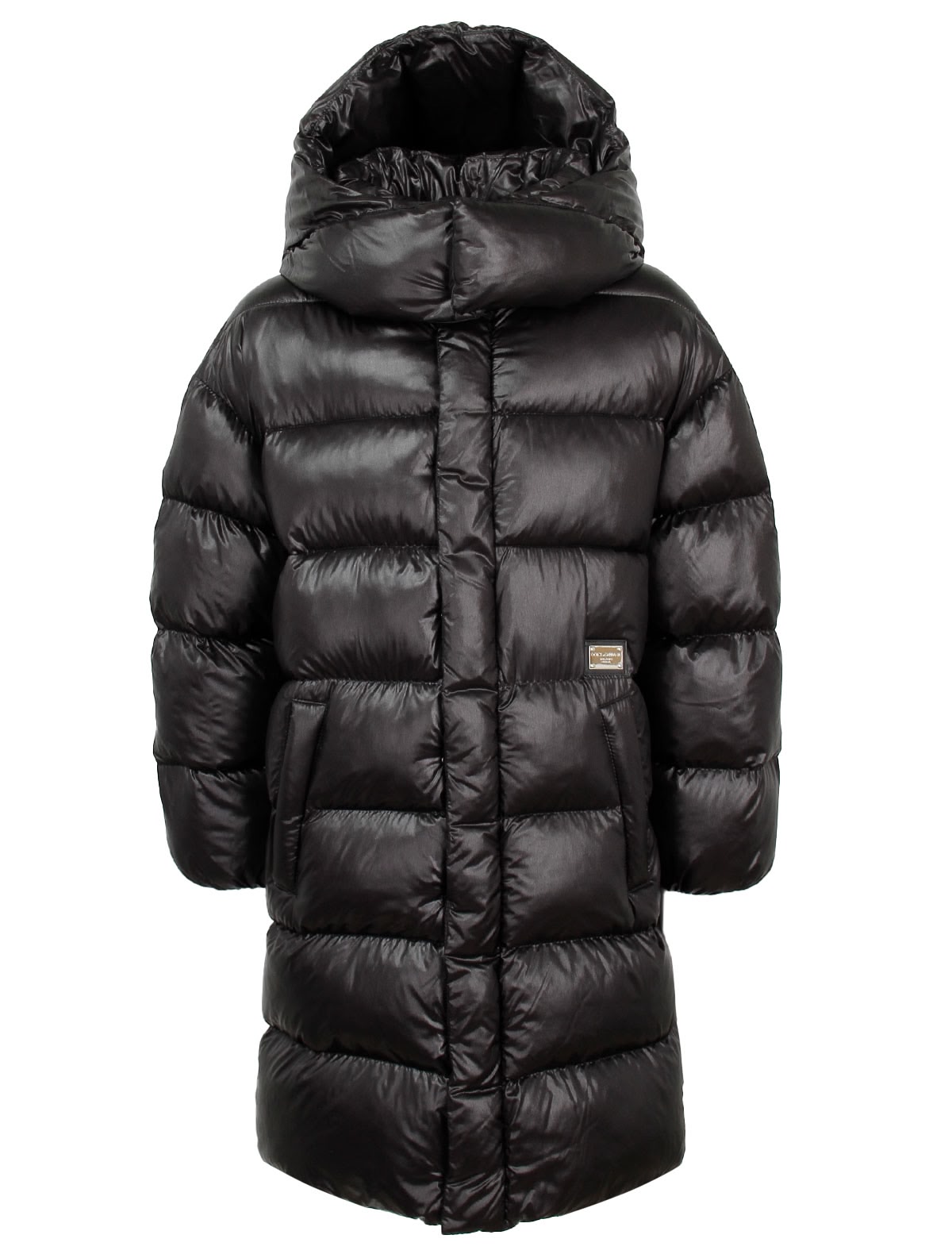 Стеганое дутое пальто