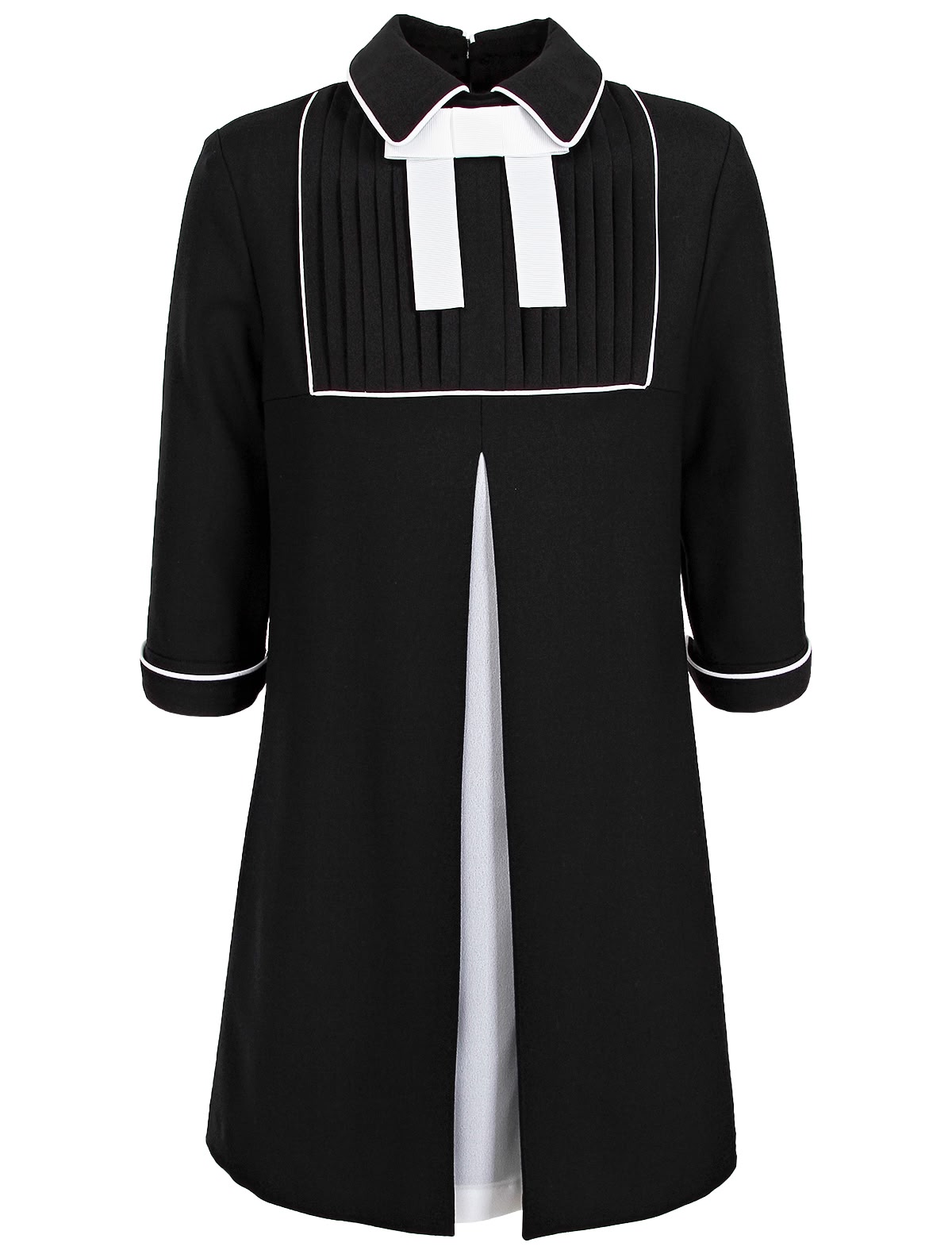 Платье с декоративным бантом