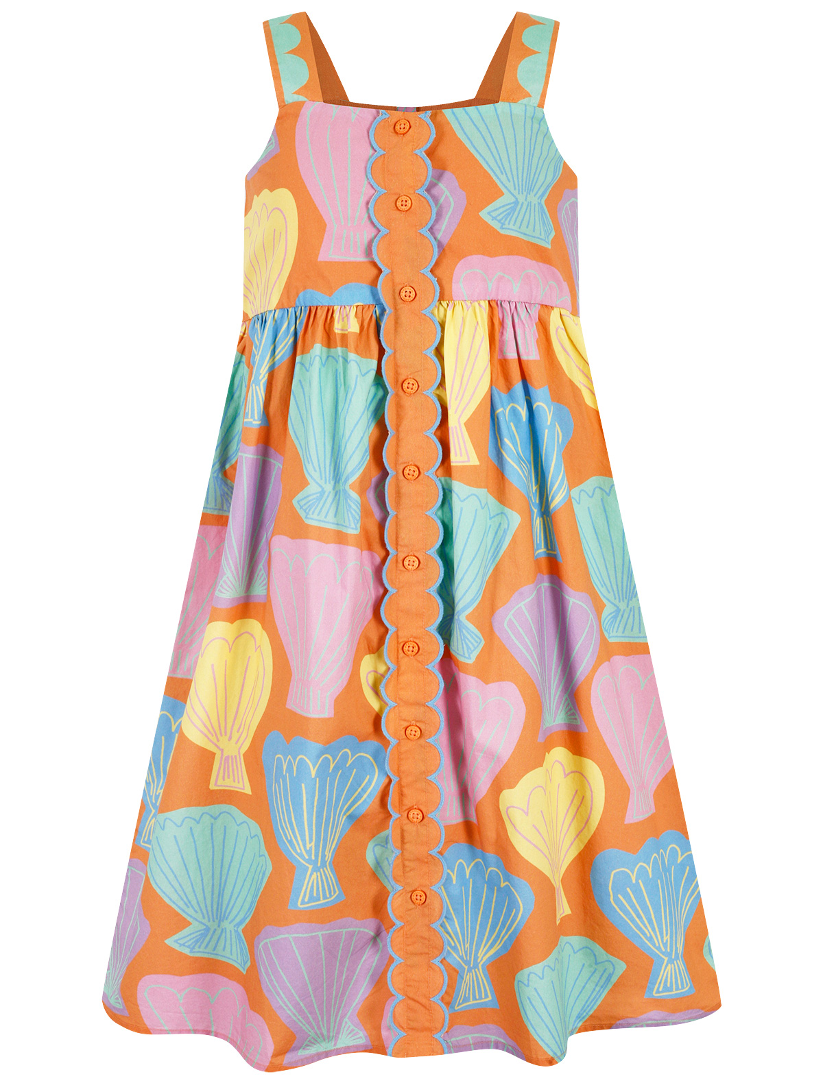 Платье Stella McCartney 2647543, цвет оранжевый, размер 7 1054509412092 - фото 1