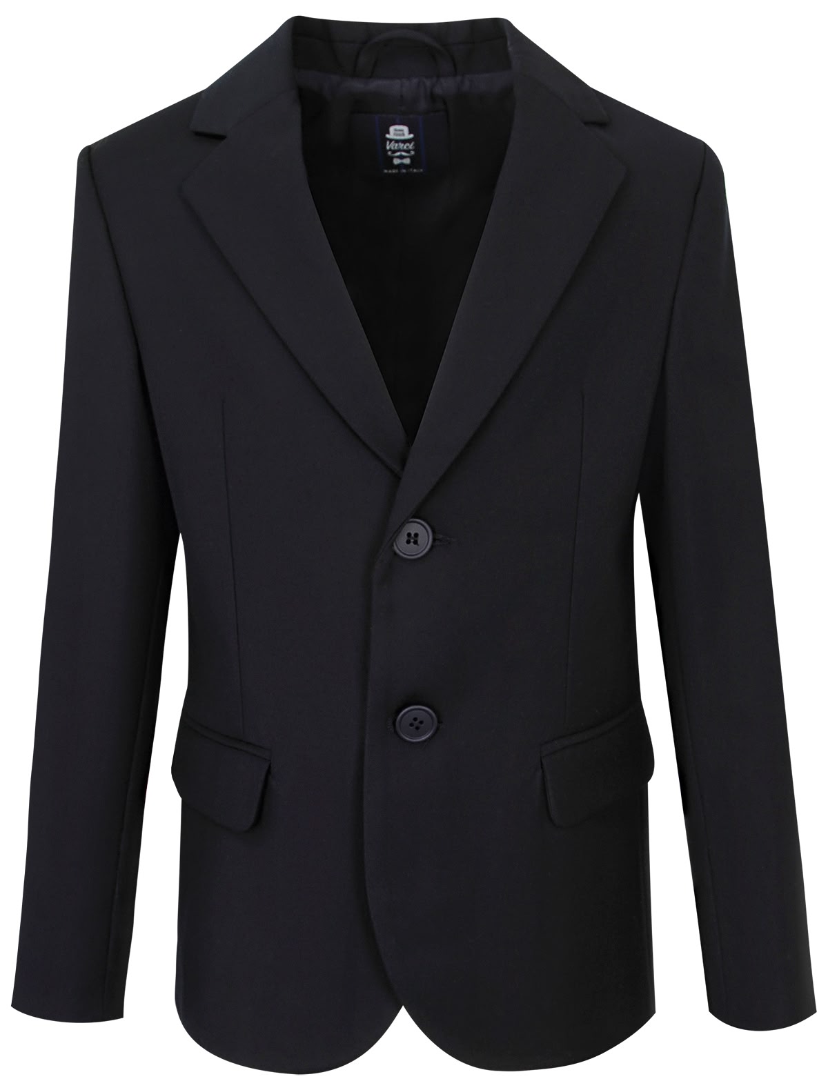 Синий однобортный пиджак