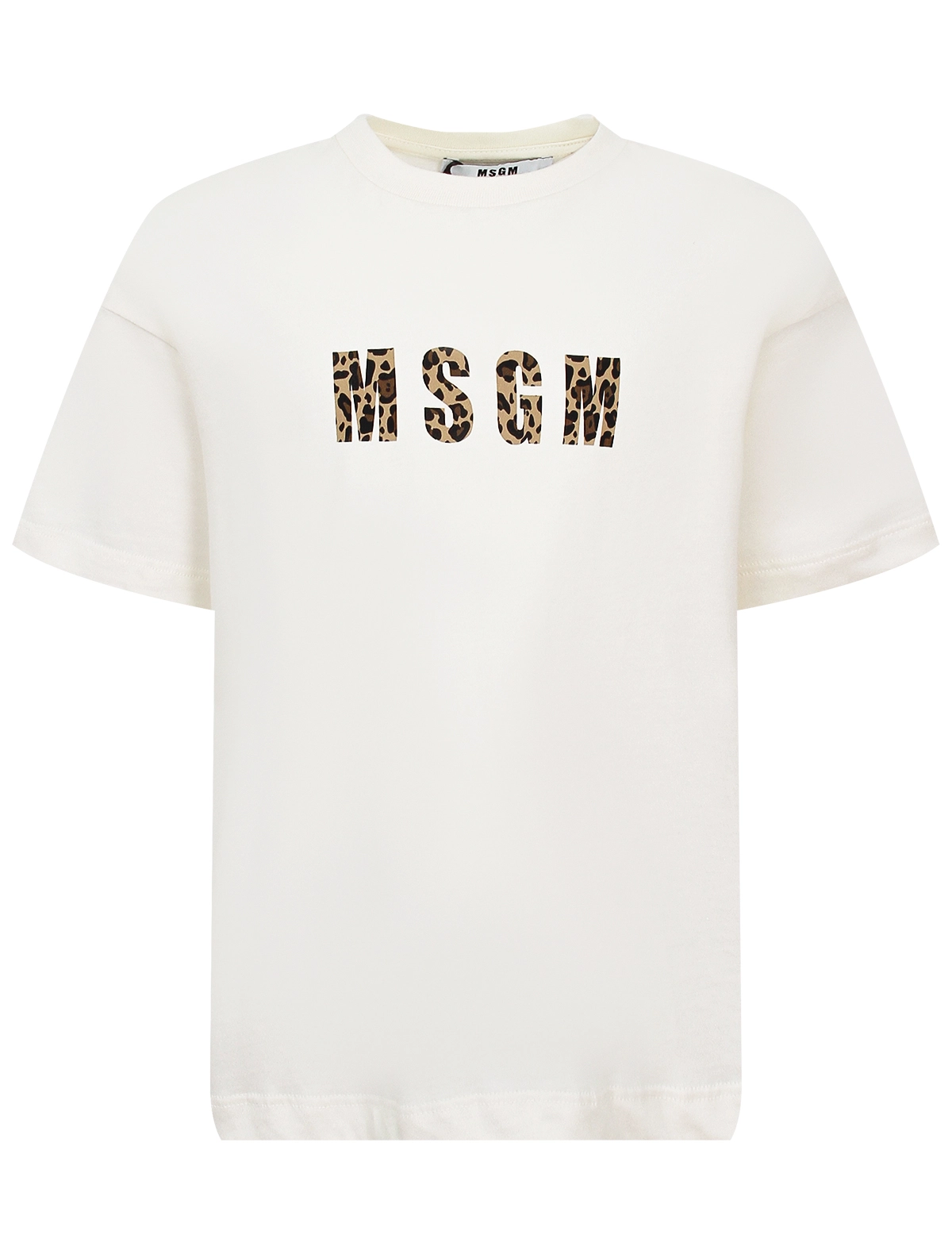 

Футболка MSGM, Бежевый, 2893626