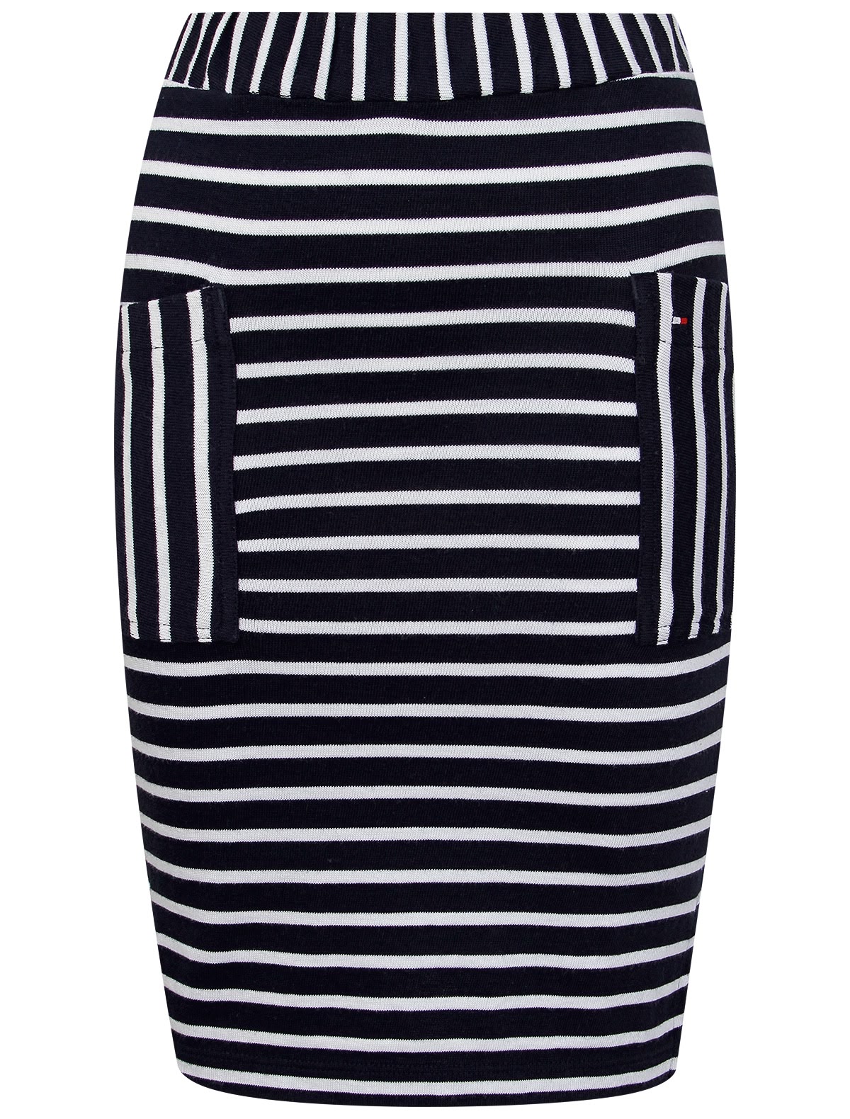 Юбка в чёрно-белую полоску