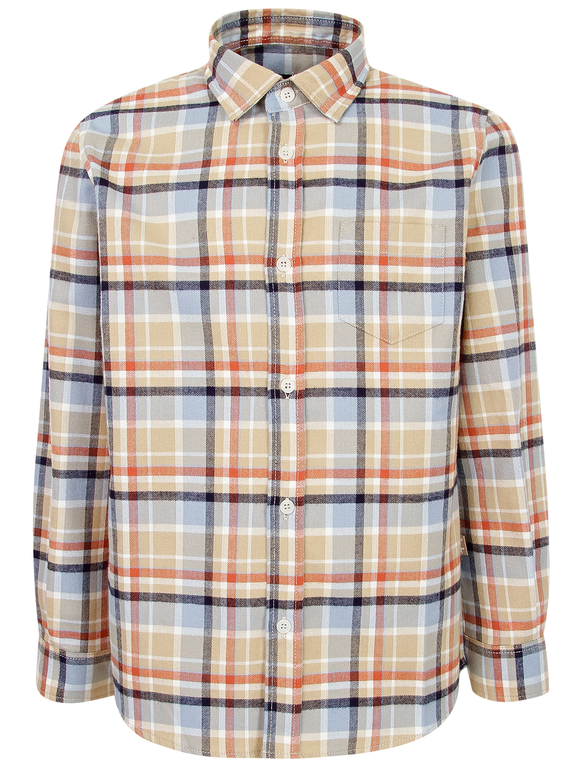 Рубашка Il Gufo 2507939, цвет бежевый, размер 7 1014519285703 - фото 1