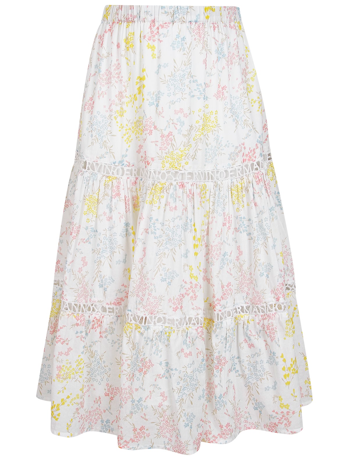 Юбка с пастельным принтом