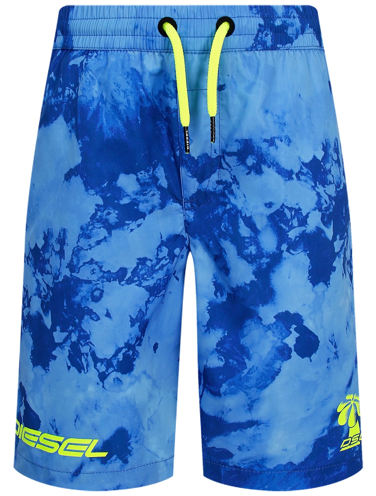 Пляжные шорты с принтом тай-дай