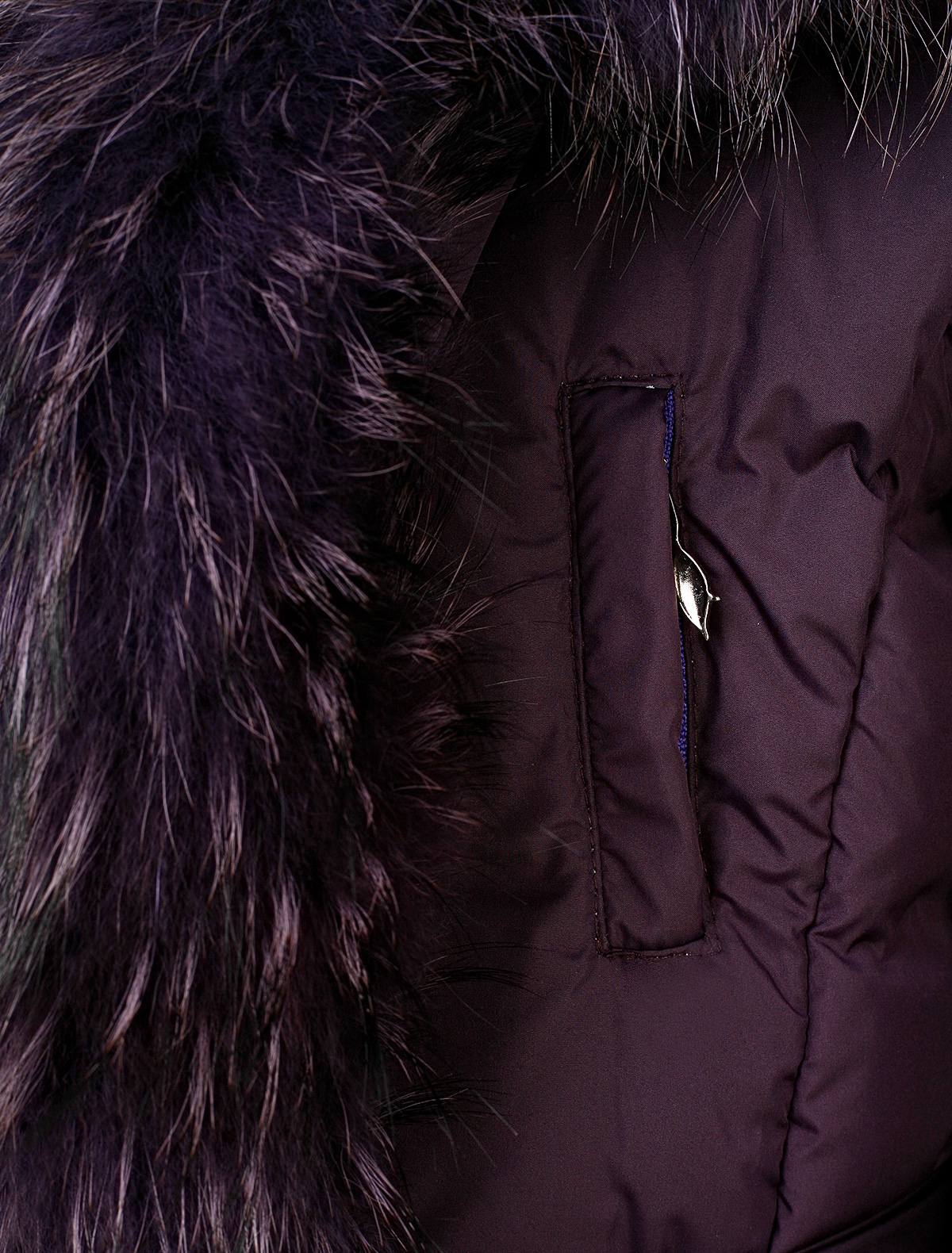 Пальто Manudieci 1880396, цвет фиолетовый, размер 9 1123309880070 - фото 2